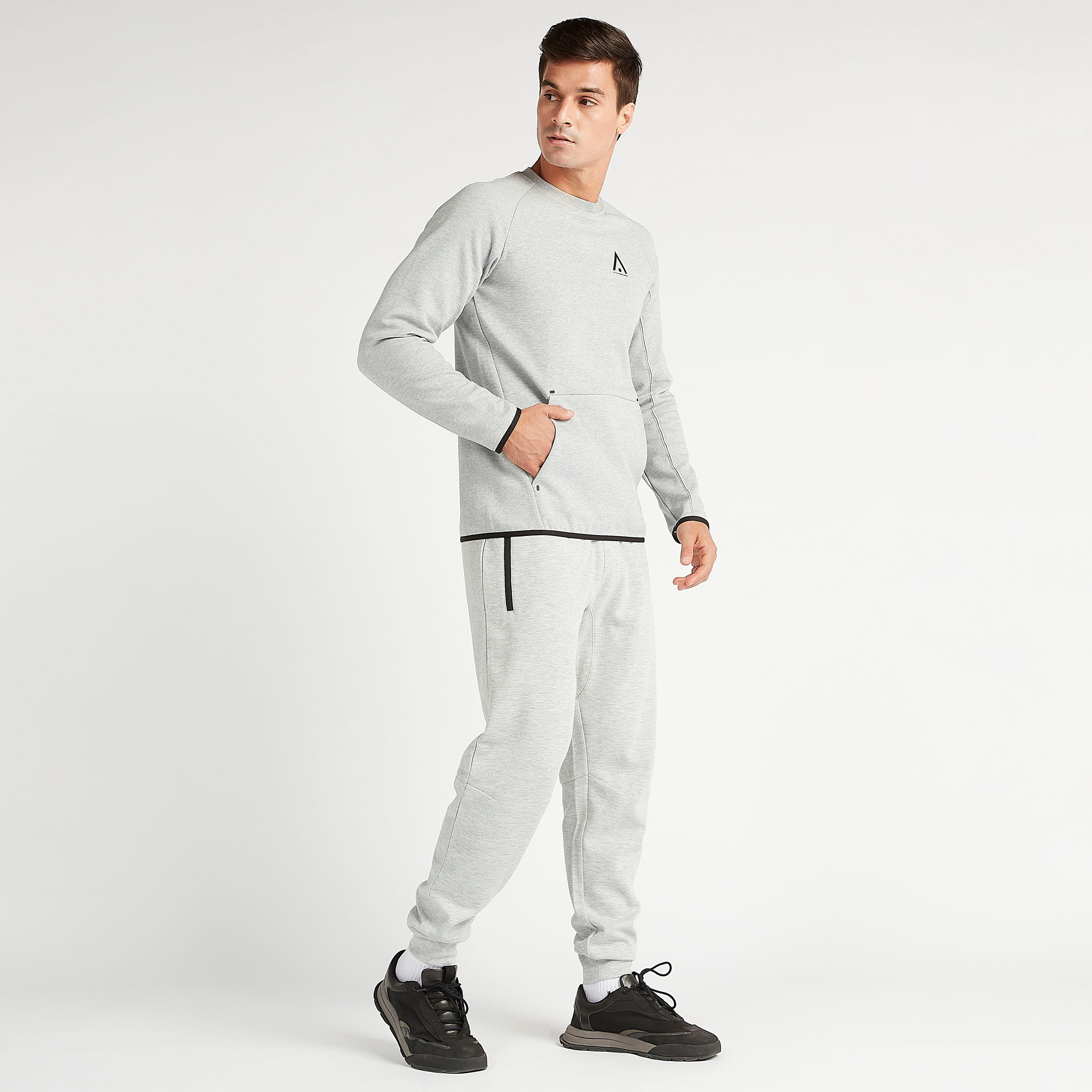 Sustainable Solid Raglan Sleeves Sweatshirt with Kangaroo Pocket-men-winterwear-hoodiesandsweatshirts-image-2