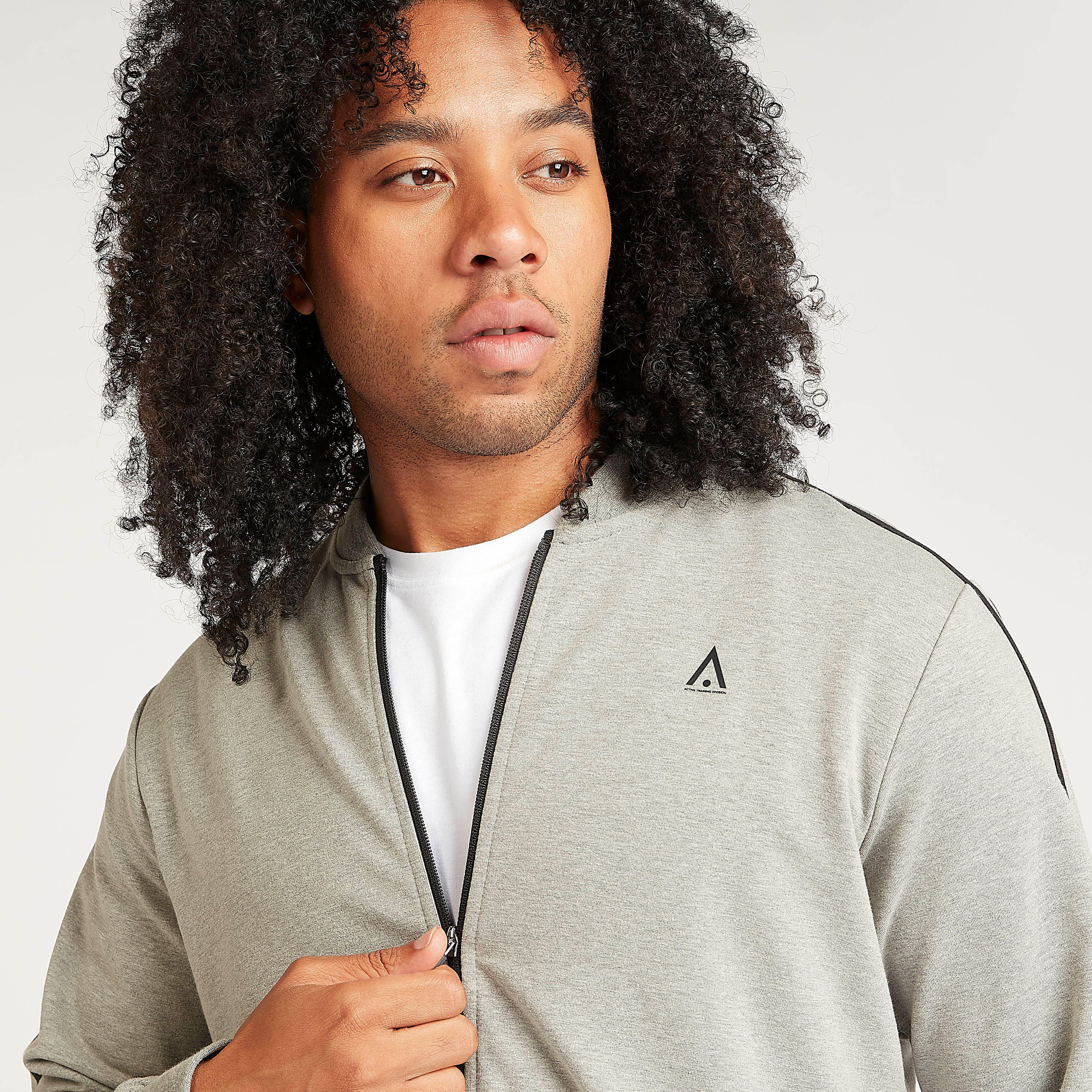 Stripe Detail Jacket with Zip Closure and Long Sleeves-men-clothing-jacketsandblazers-jackets-image-5