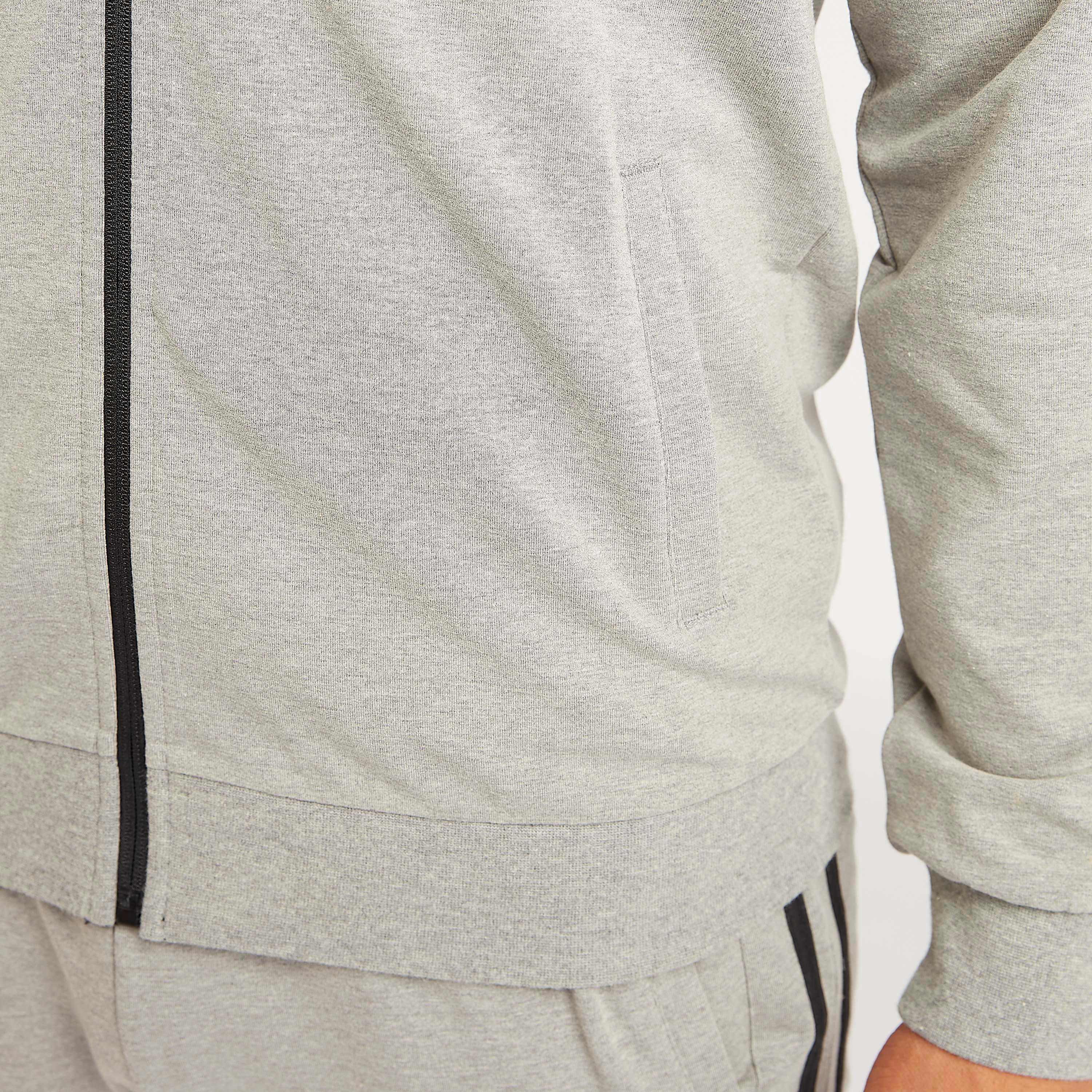 Stripe Detail Jacket with Zip Closure and Long Sleeves-men-clothing-jacketsandblazers-jackets-image-6