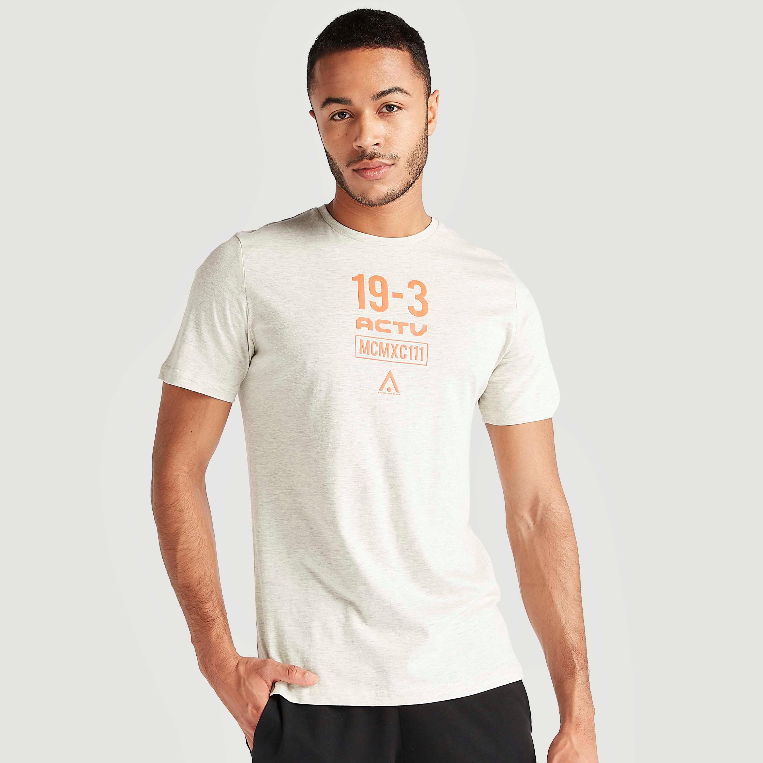 Printed T-shirt with Short Sleeves and Crew Neck-men-clothing-sportswearandactivewear-tshirtsandpolos-image-1