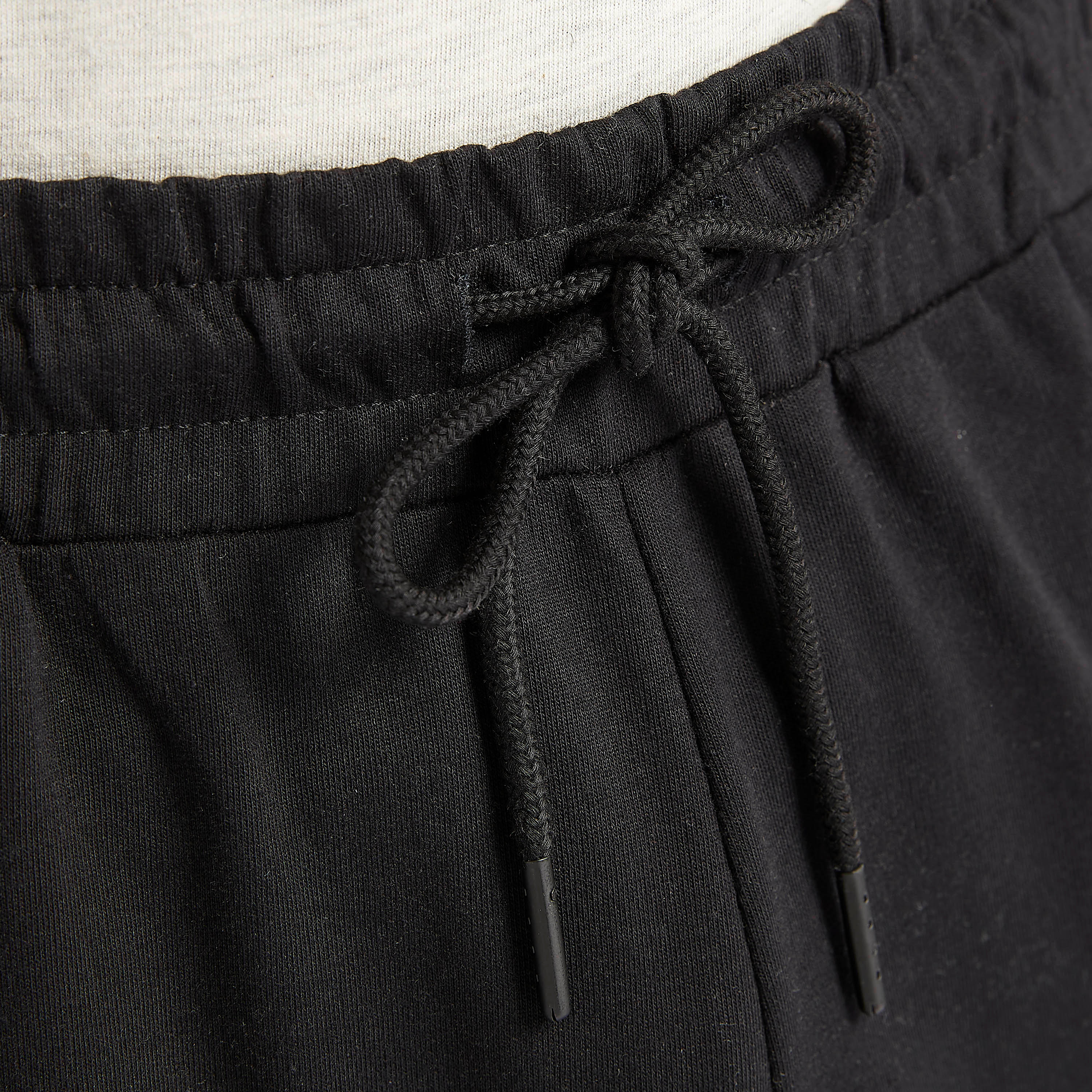 بنطلون رياضي سادة برباط خصر مطّاطي وجيوب-men-clothing-sportswearandactivewear-bottoms-image-1