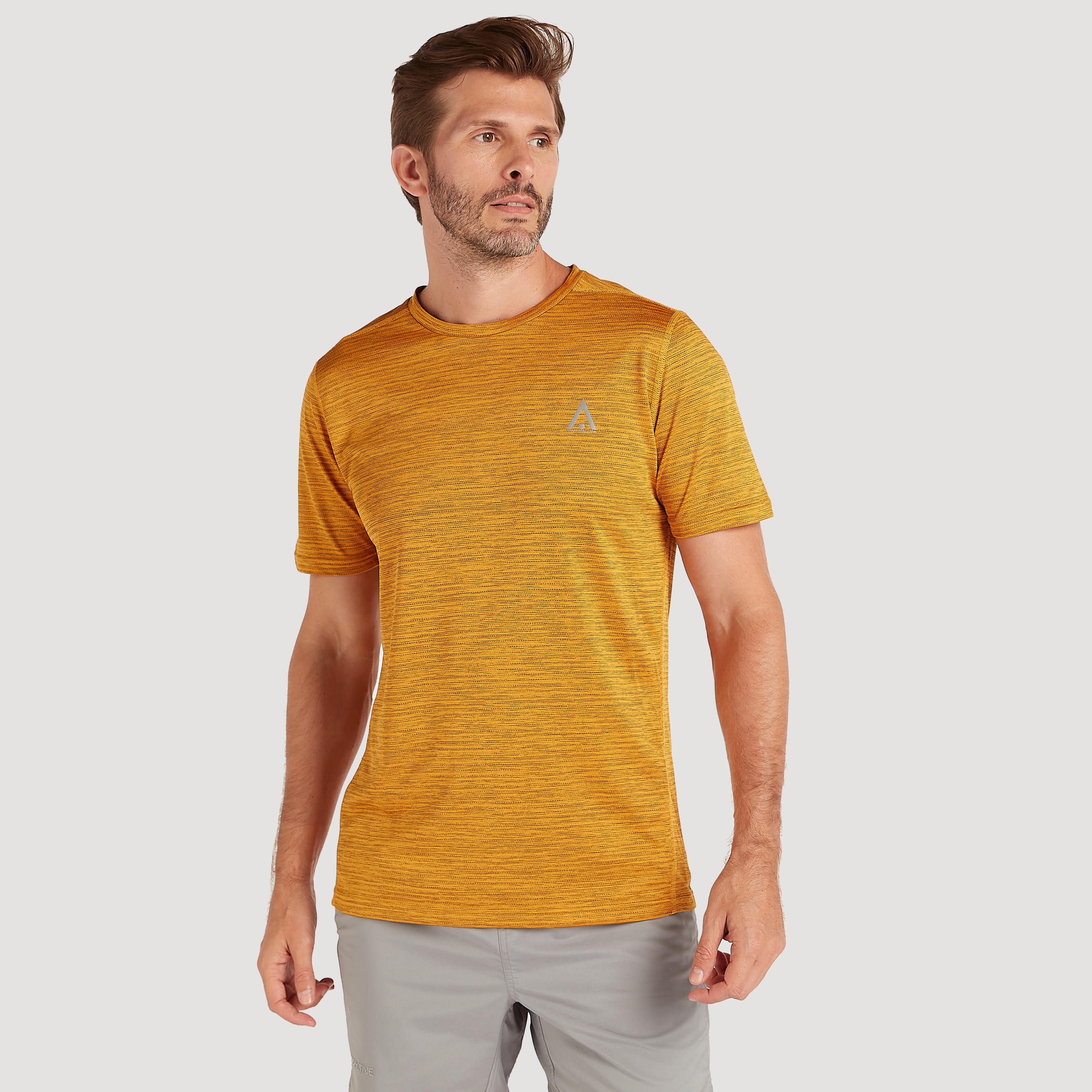Logo Printed Crew Neck T-shirt with Short Sleeves-men-clothing-sportswearandactivewear-tshirtsandpolos-image-1