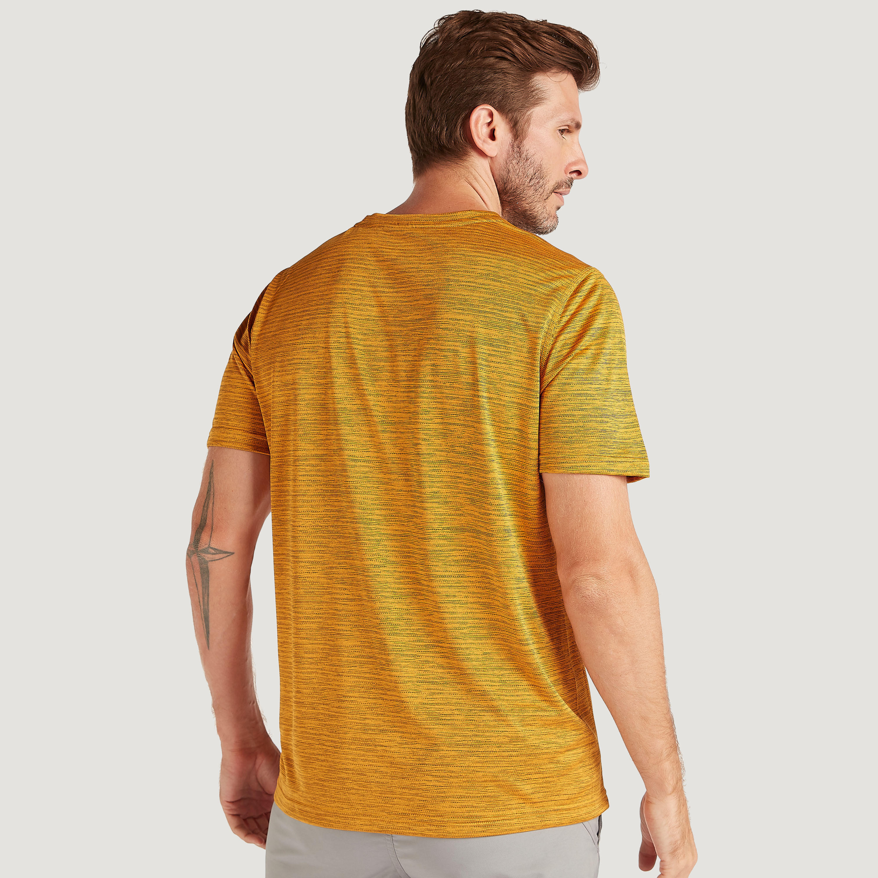 Logo Printed Crew Neck T-shirt with Short Sleeves-men-clothing-sportswearandactivewear-tshirtsandpolos-image-4