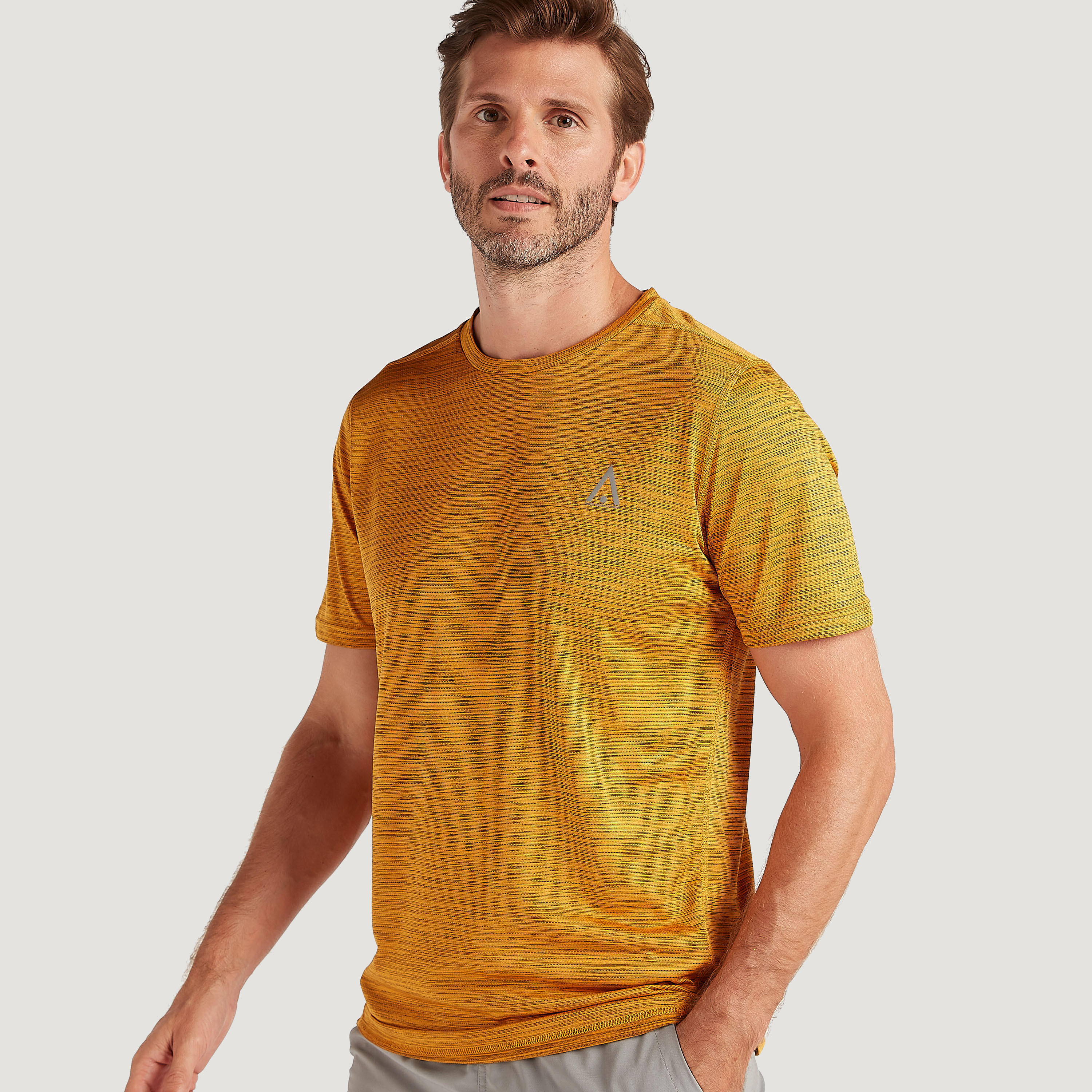 Logo Printed Crew Neck T-shirt with Short Sleeves-men-clothing-sportswearandactivewear-tshirtsandpolos-image-5