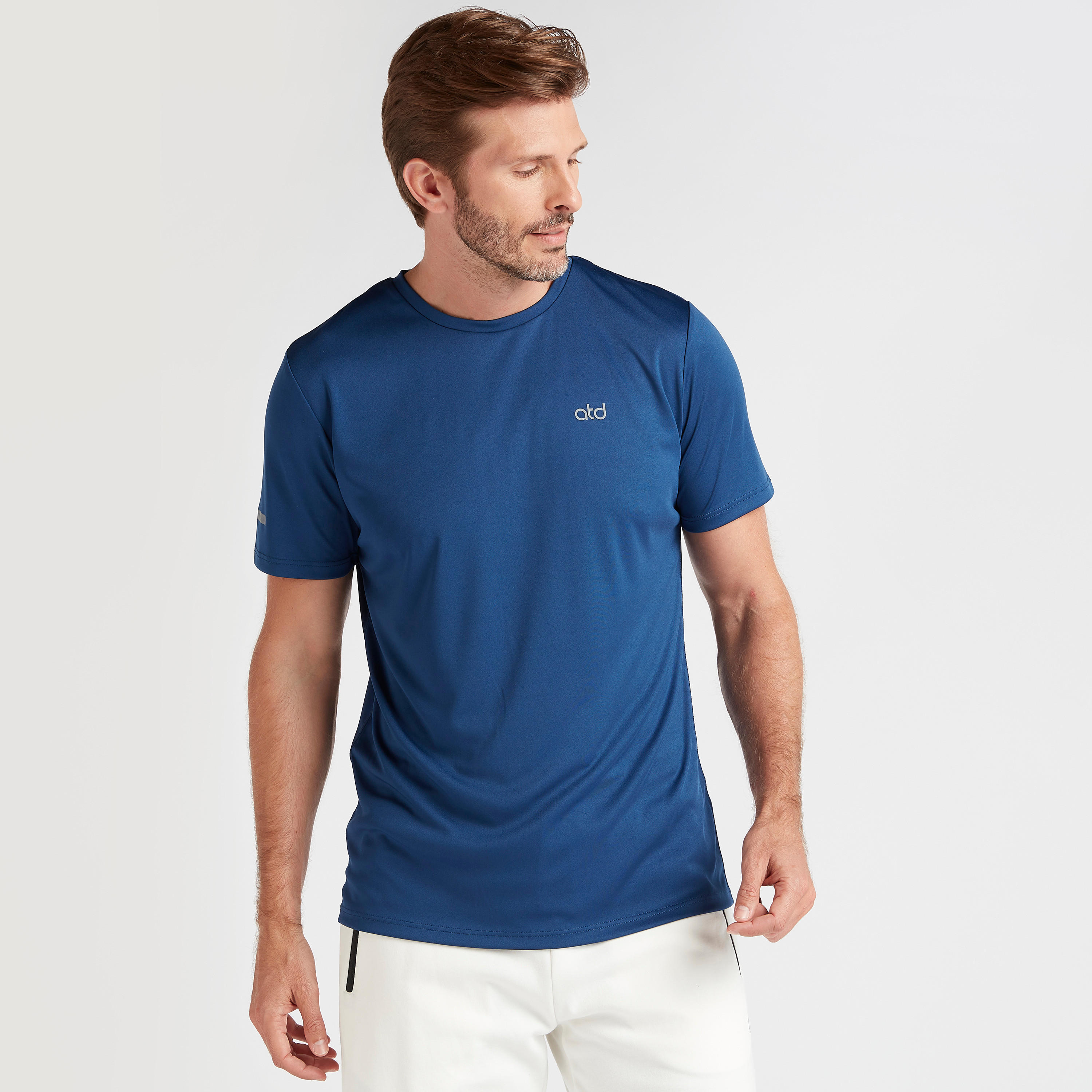 Printed T-shirt with Short Sleeves and Crew Neck-men-clothing-sportswearandactivewear-tshirtsandpolos-image-1