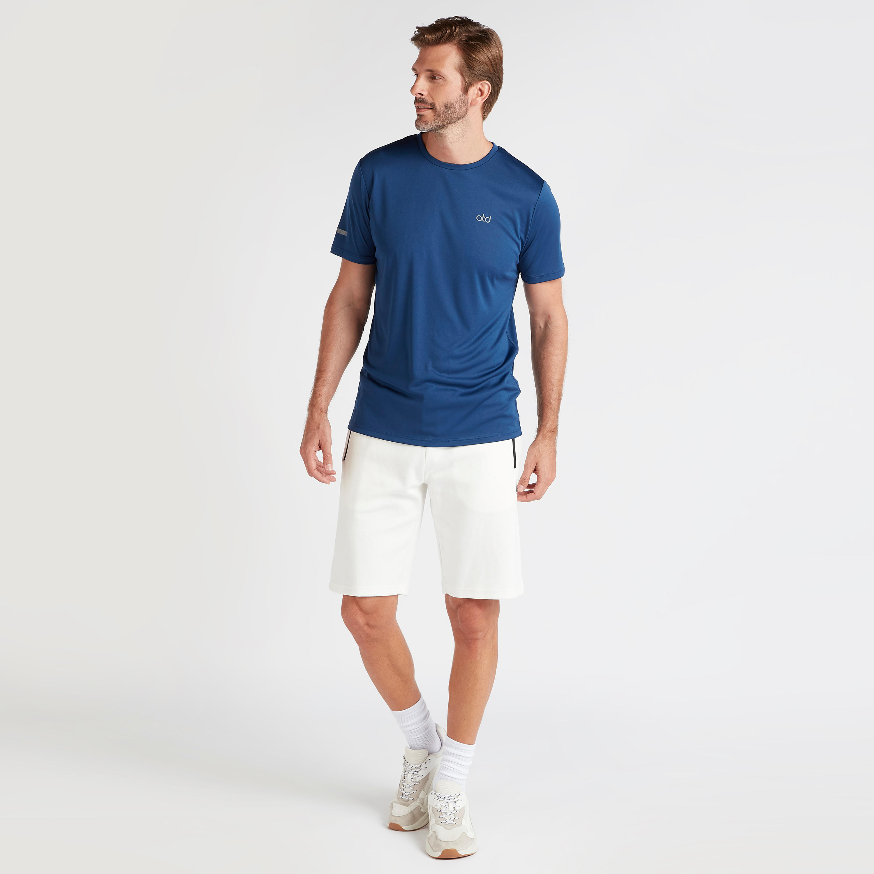 Printed T-shirt with Short Sleeves and Crew Neck-men-clothing-sportswearandactivewear-tshirtsandpolos-image-2