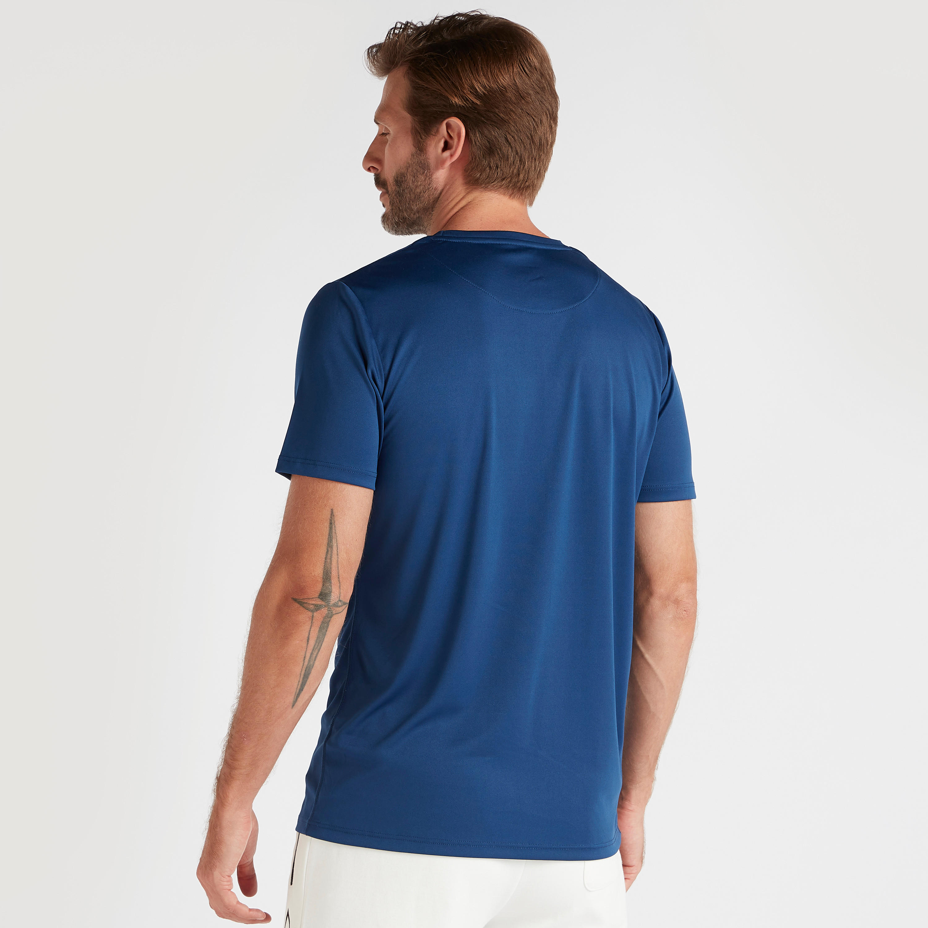 Printed T-shirt with Short Sleeves and Crew Neck-men-clothing-sportswearandactivewear-tshirtsandpolos-image-4