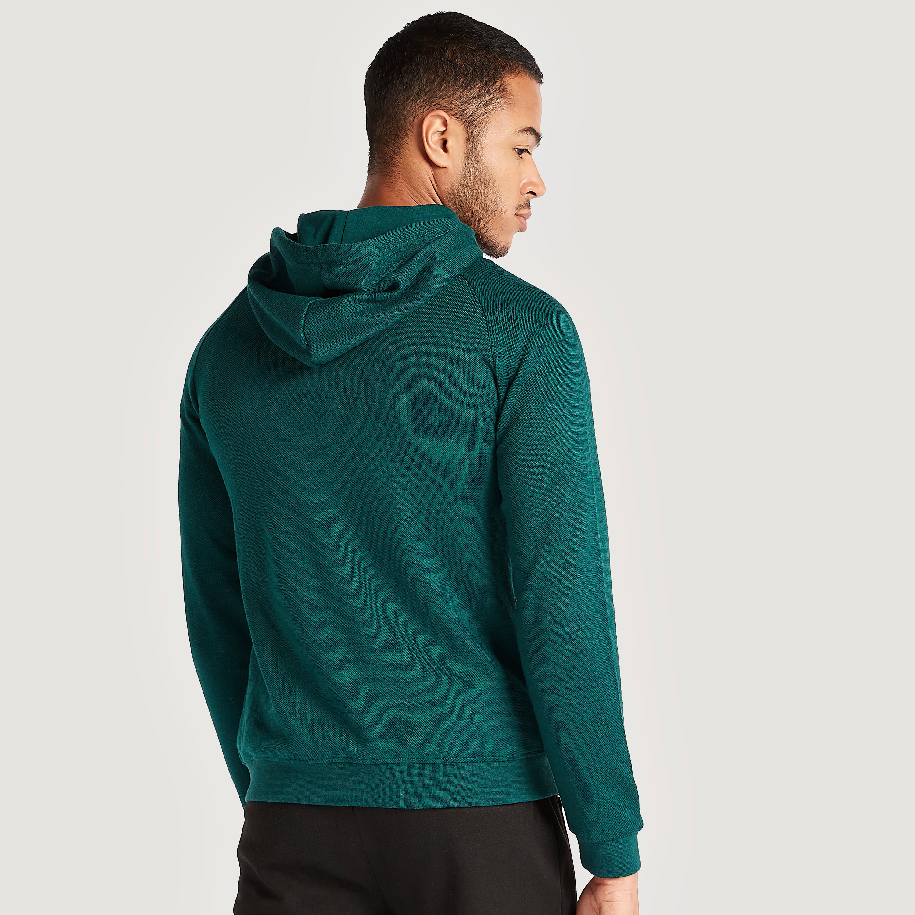 Solid Hooded Jacket with Zip Closure and Pockets-men-winterwear-hoodiesandsweatshirts-image-4