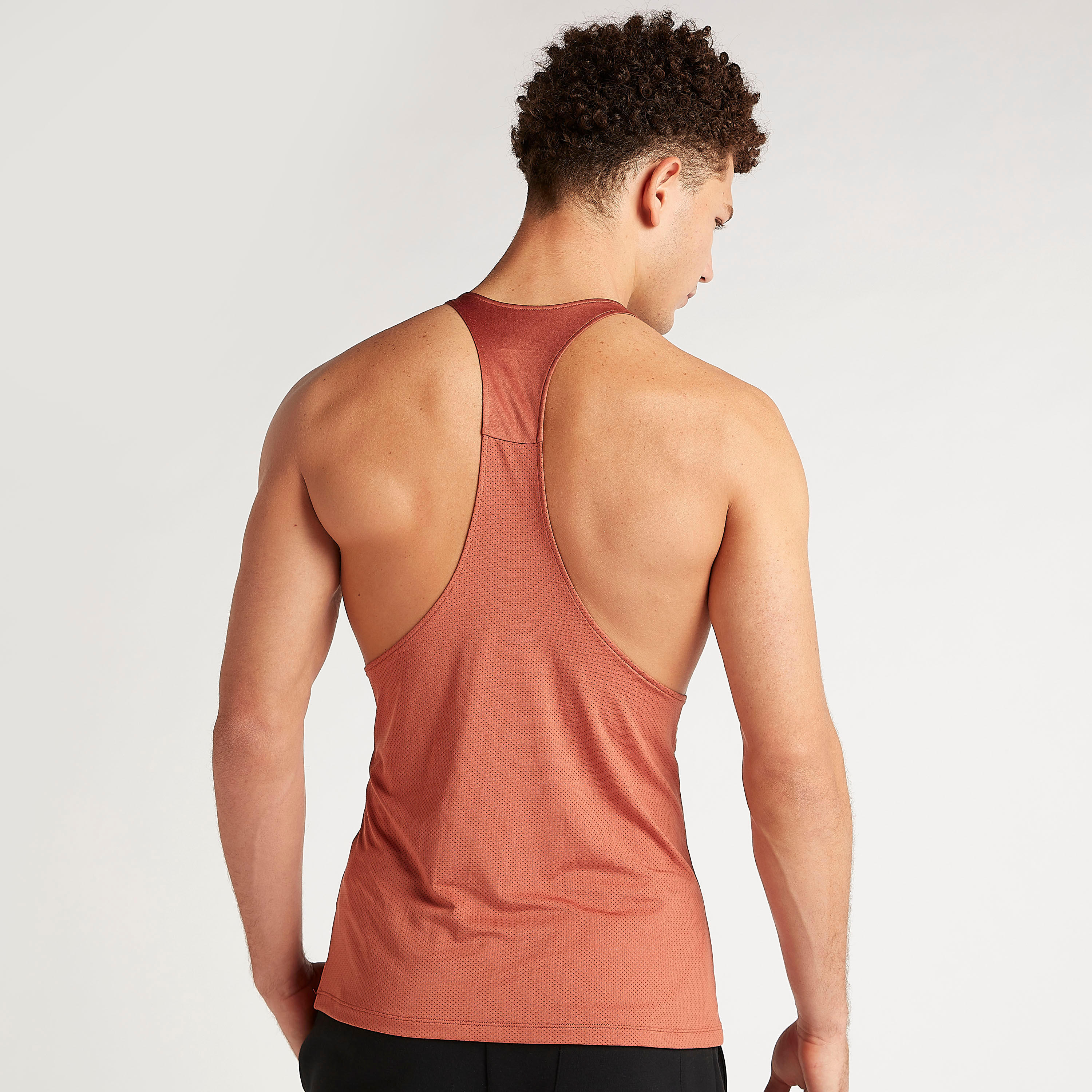 فيست سادة بياقة عميقة-men-clothing-sportswearandactivewear-tshirtsandpolos-image-1