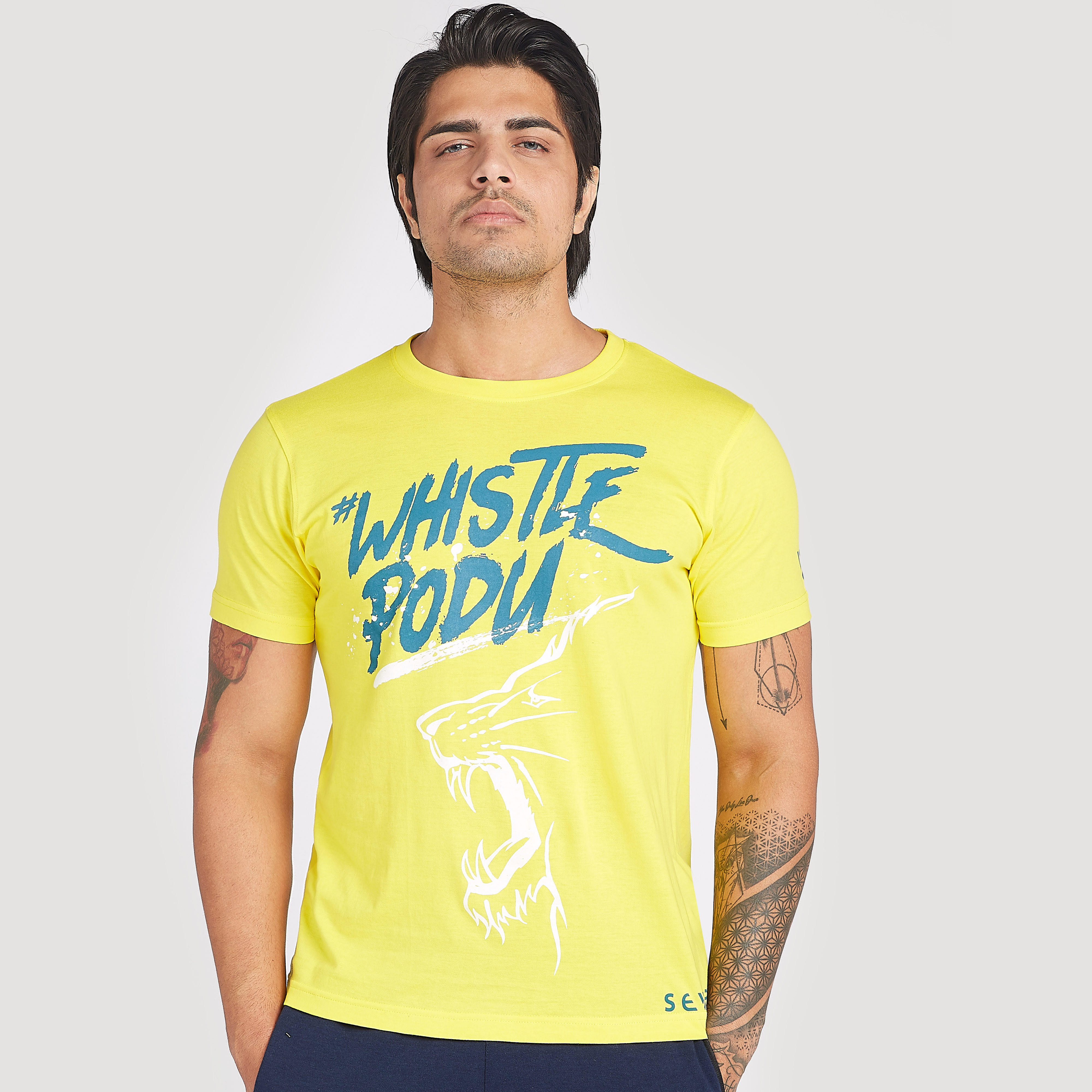 CSK Slogan Print IPL T-shirt with Short Sleeves-men-clothing-sportswearandactivewear-tshirtsandpolos-image-5