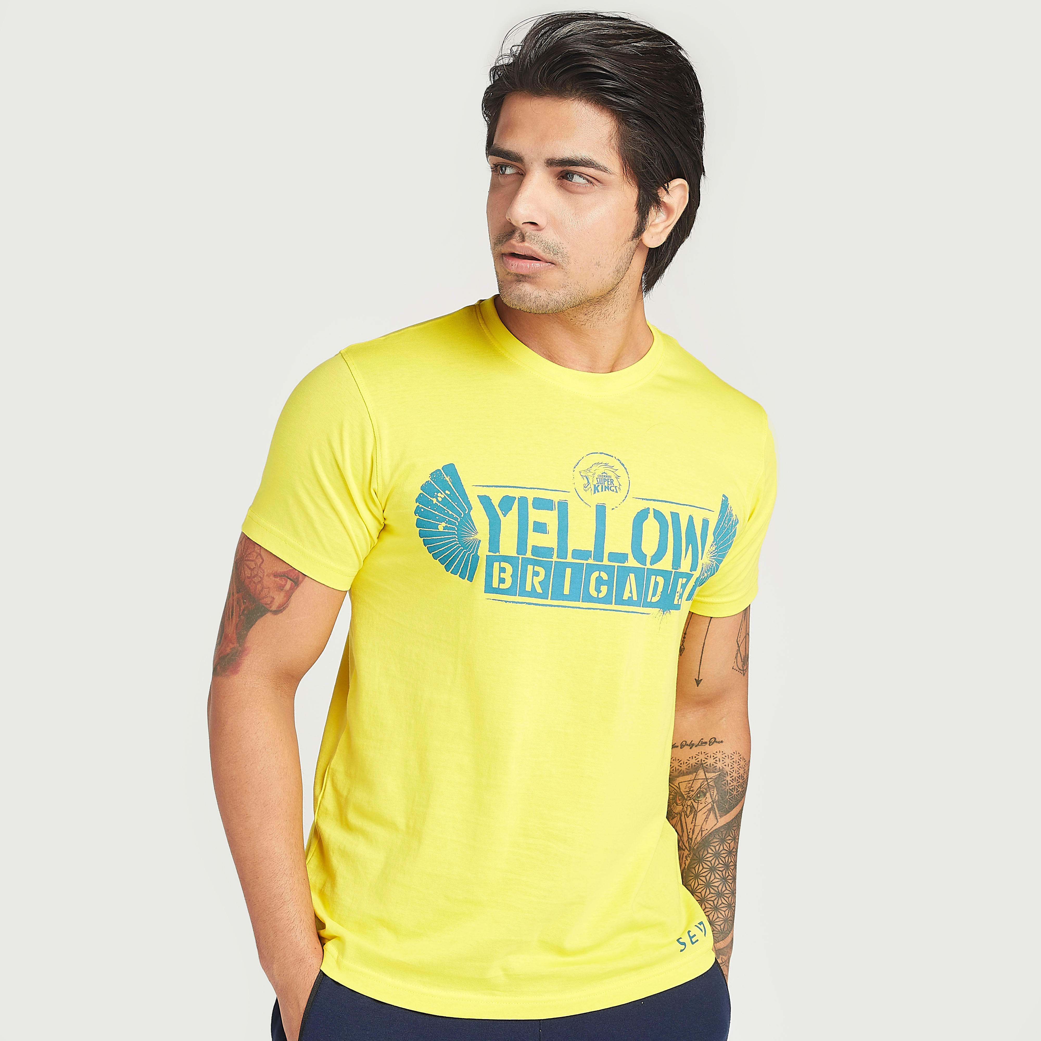 تيشيرت أي بي أل  بأكمام قصيرة وطبعات شعار سي أس كيه-men-clothing-sportswearandactivewear-tshirtsandpolos-image-4