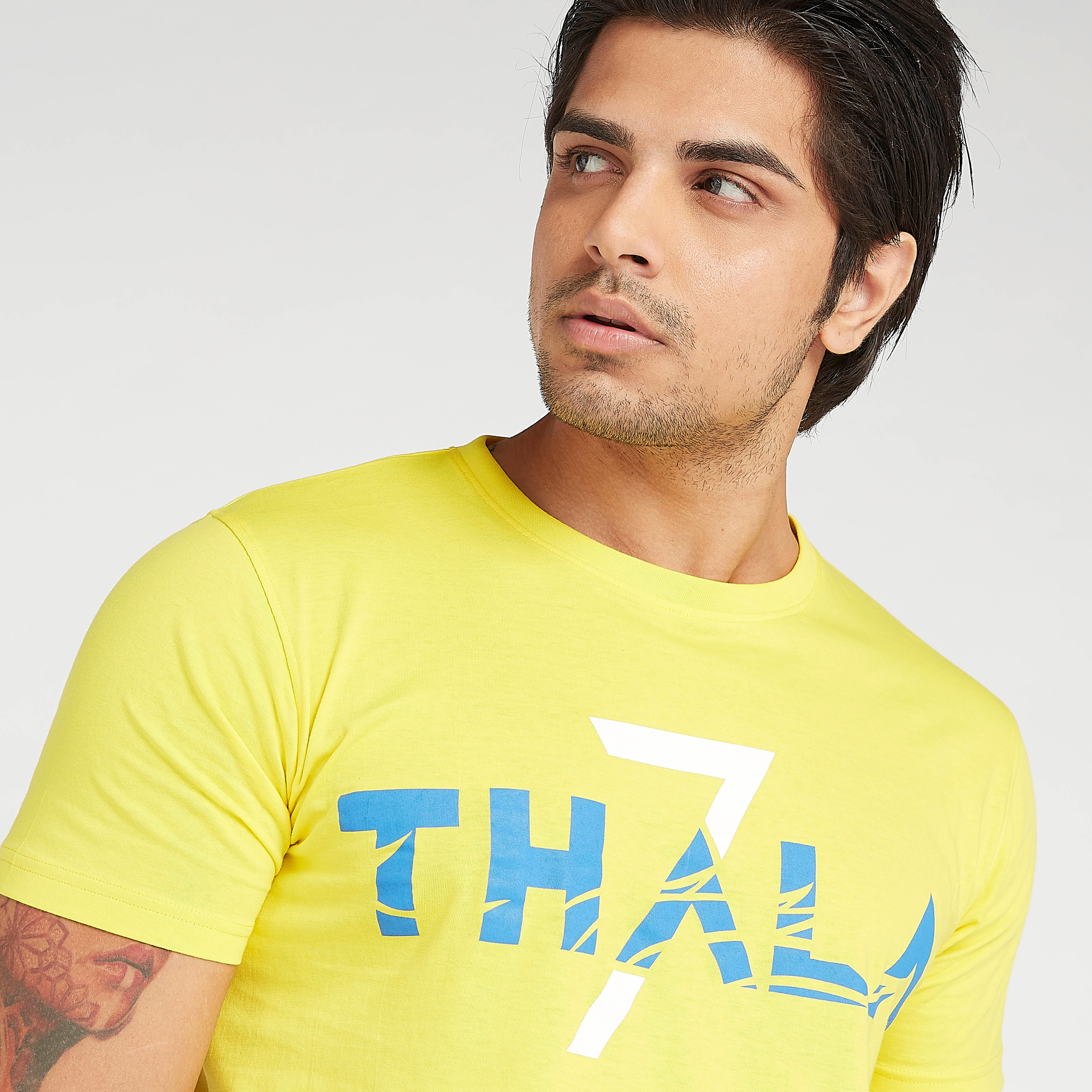 CSK Print IPL T-shirt with Crew Neck-men-clothing-sportswearandactivewear-tshirtsandpolos-image-6