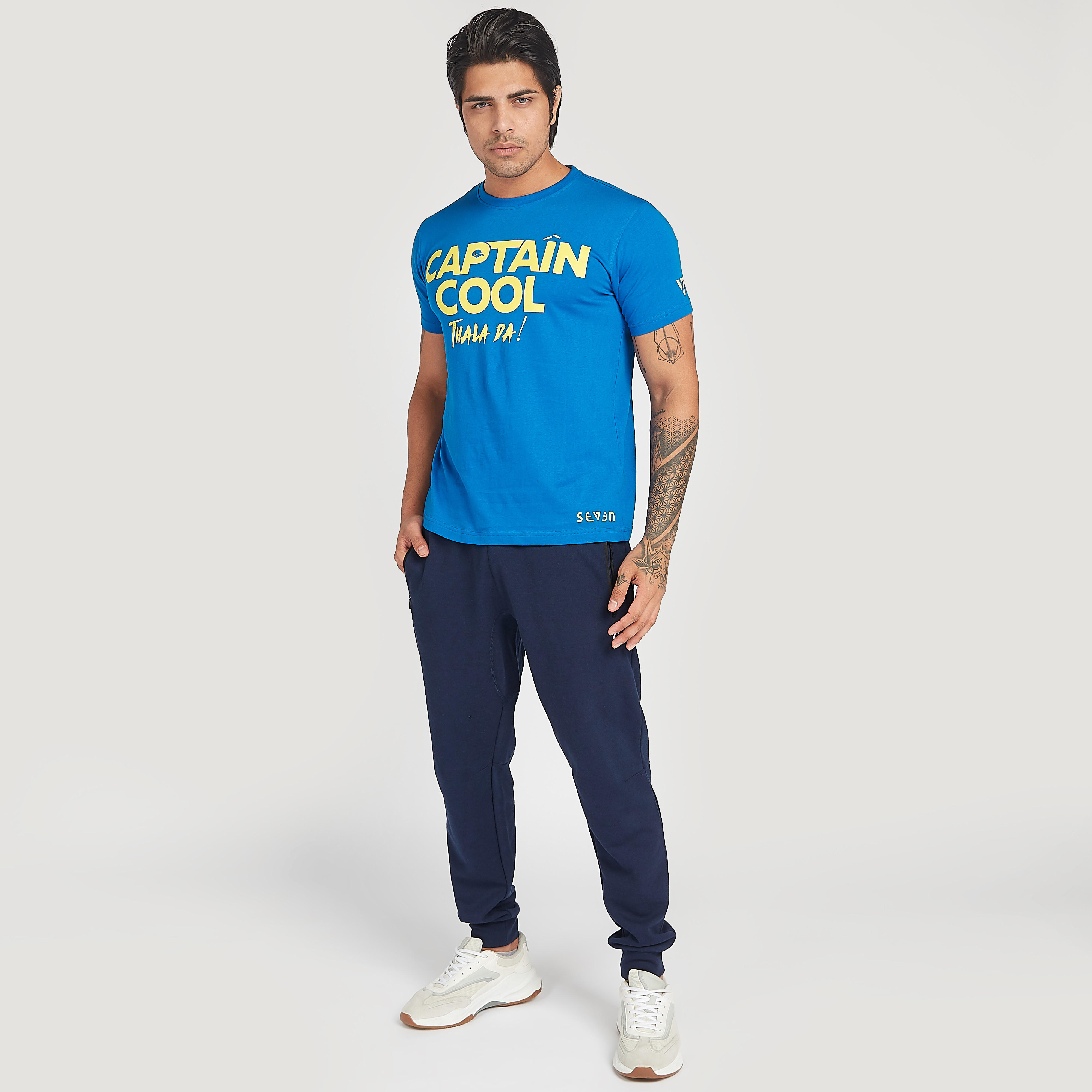 تيشيرت أي بي آل بياقة ضيقة وطبعات سي أس كيه-men-clothing-sportswearandactivewear-tshirtsandpolos-image-1