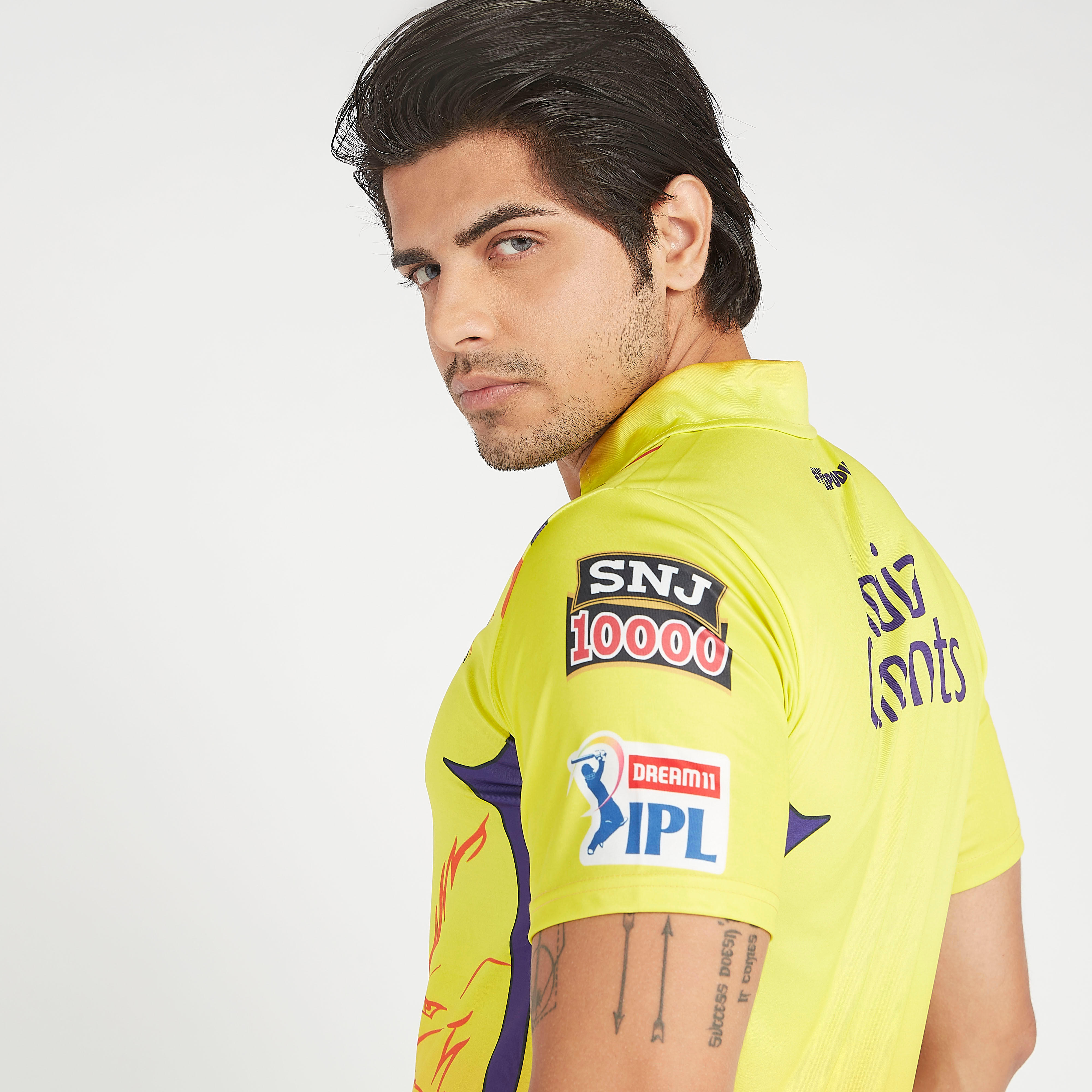 CSK Printed IPL Jersey T-shirt with Collared Neck-men-clothing-sportswearandactivewear-tshirtsandpolos-image-7
