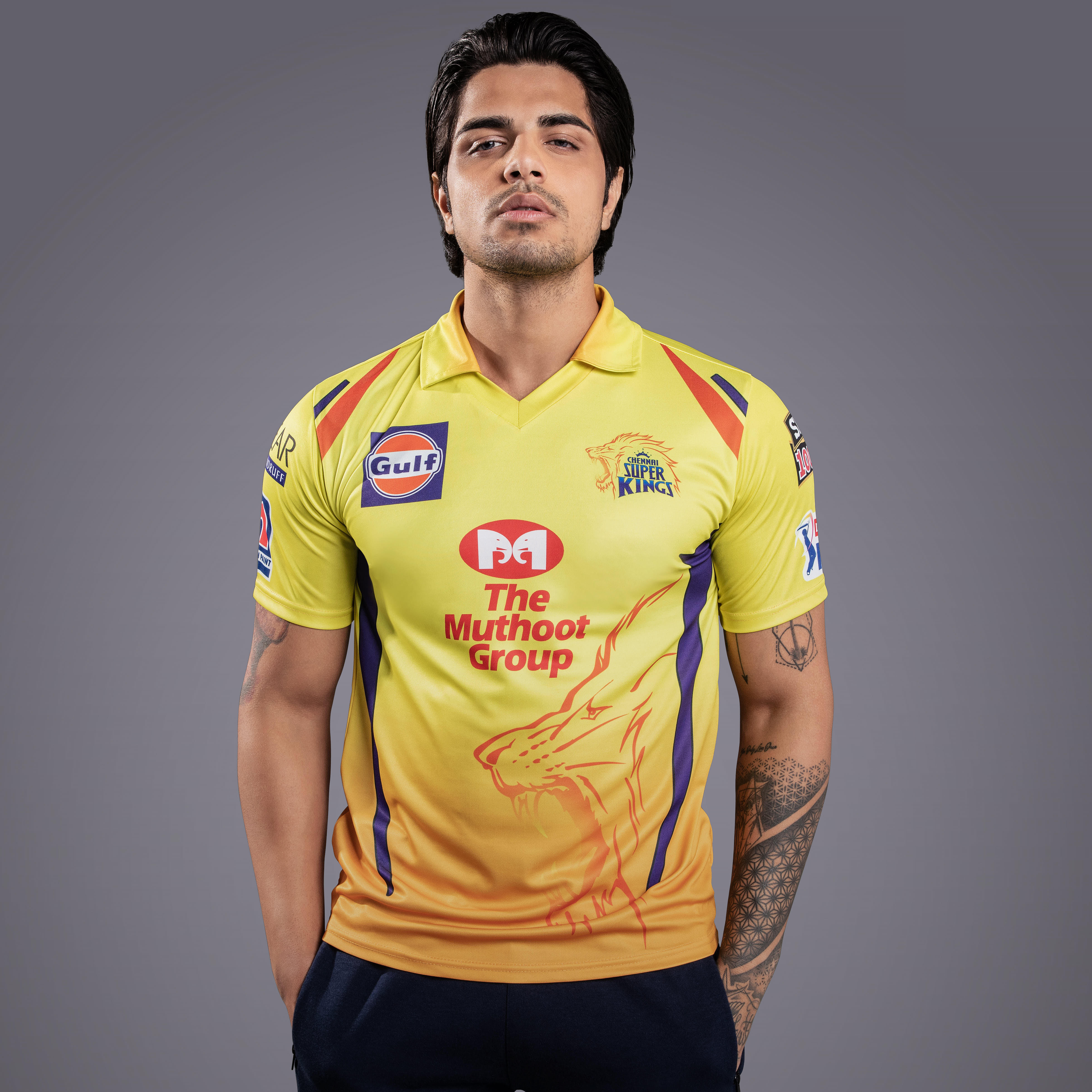 CSK Printed IPL Jersey T-shirt with Collared Neck-men-clothing-sportswearandactivewear-tshirtsandpolos-image-1