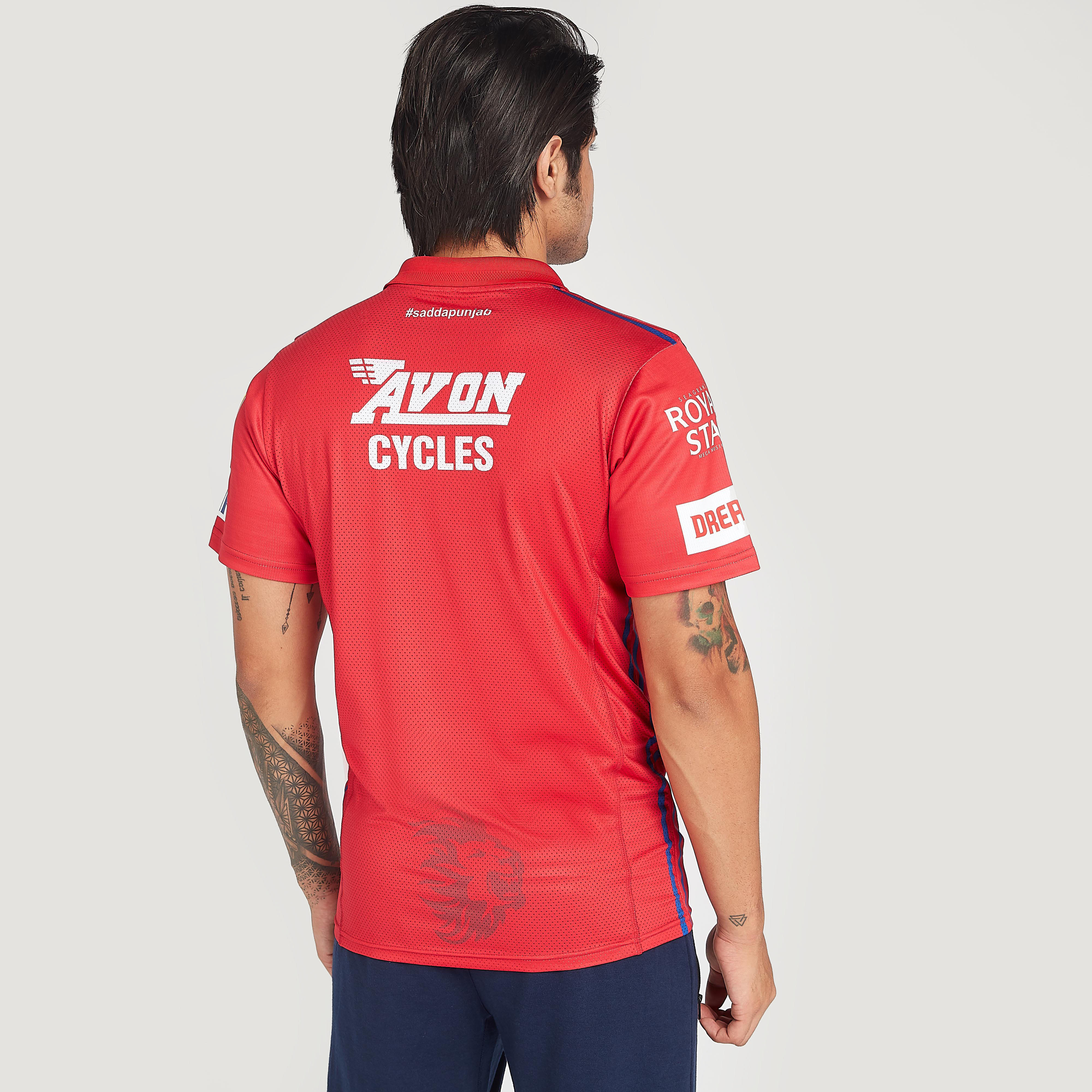 تيشيرت جيرسي أي بي آل بياقة عادية وطبعات كي إكس أي بي-men-clothing-sportswearandactivewear-tshirtsandpolos-image-3