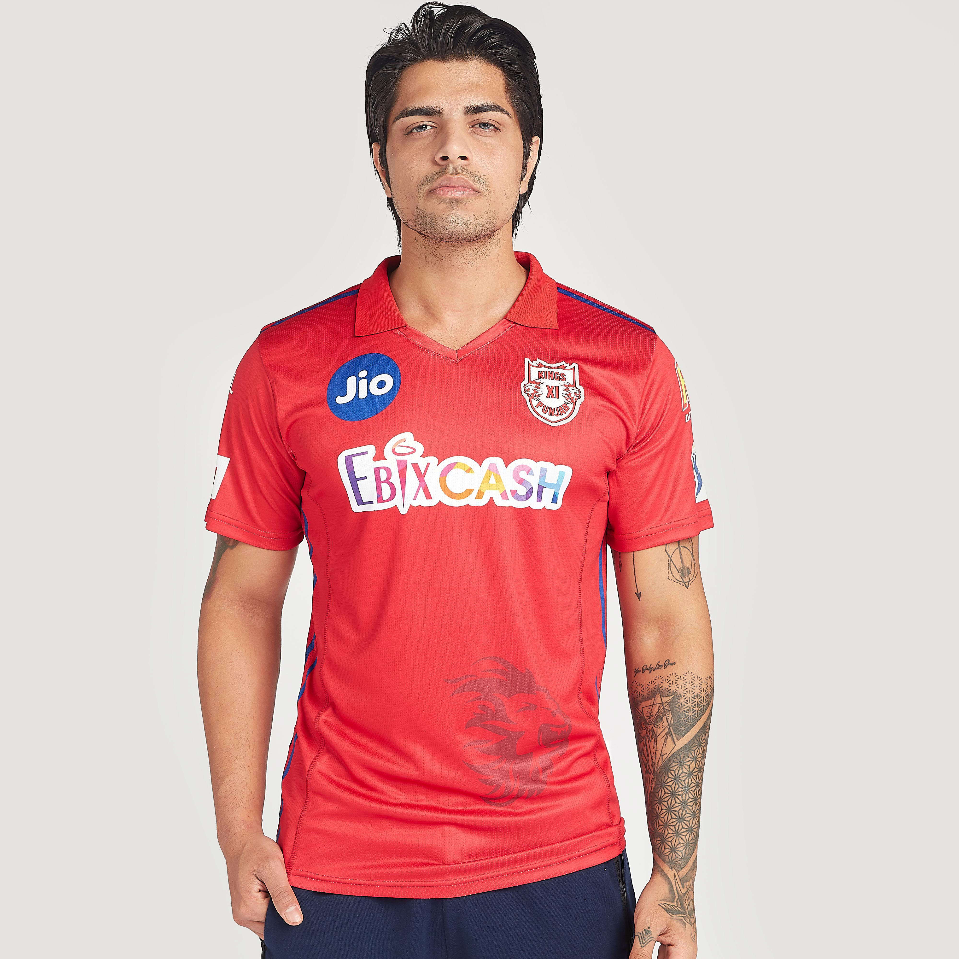 تيشيرت جيرسي أي بي آل بياقة عادية وطبعات كي إكس أي بي-men-clothing-sportswearandactivewear-tshirtsandpolos-image-5