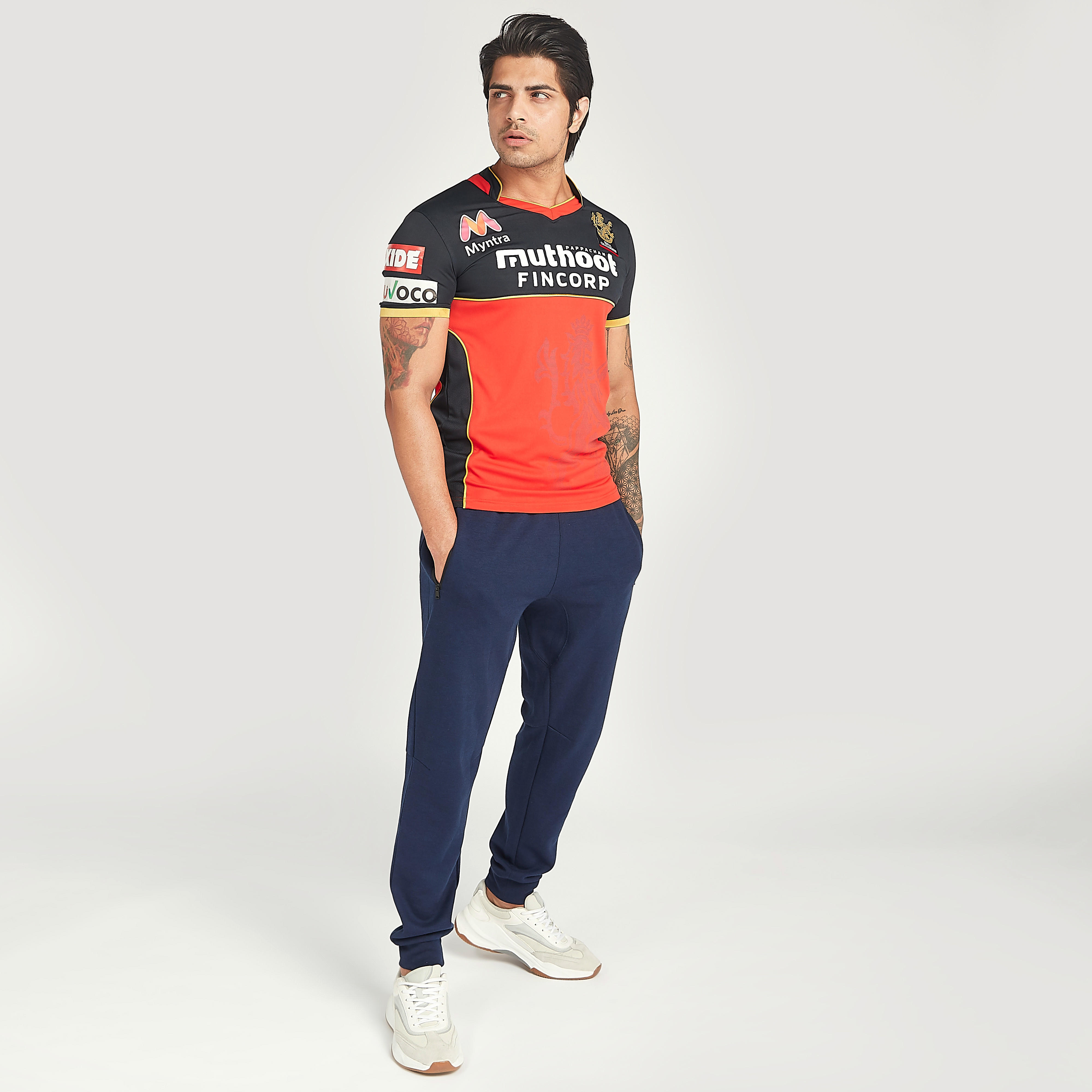 تي شيرت جيرسي بأكمام قصيرة أي بي أل آر سي بي-men-clothing-sportswearandactivewear-tshirtsandpolos-image-1