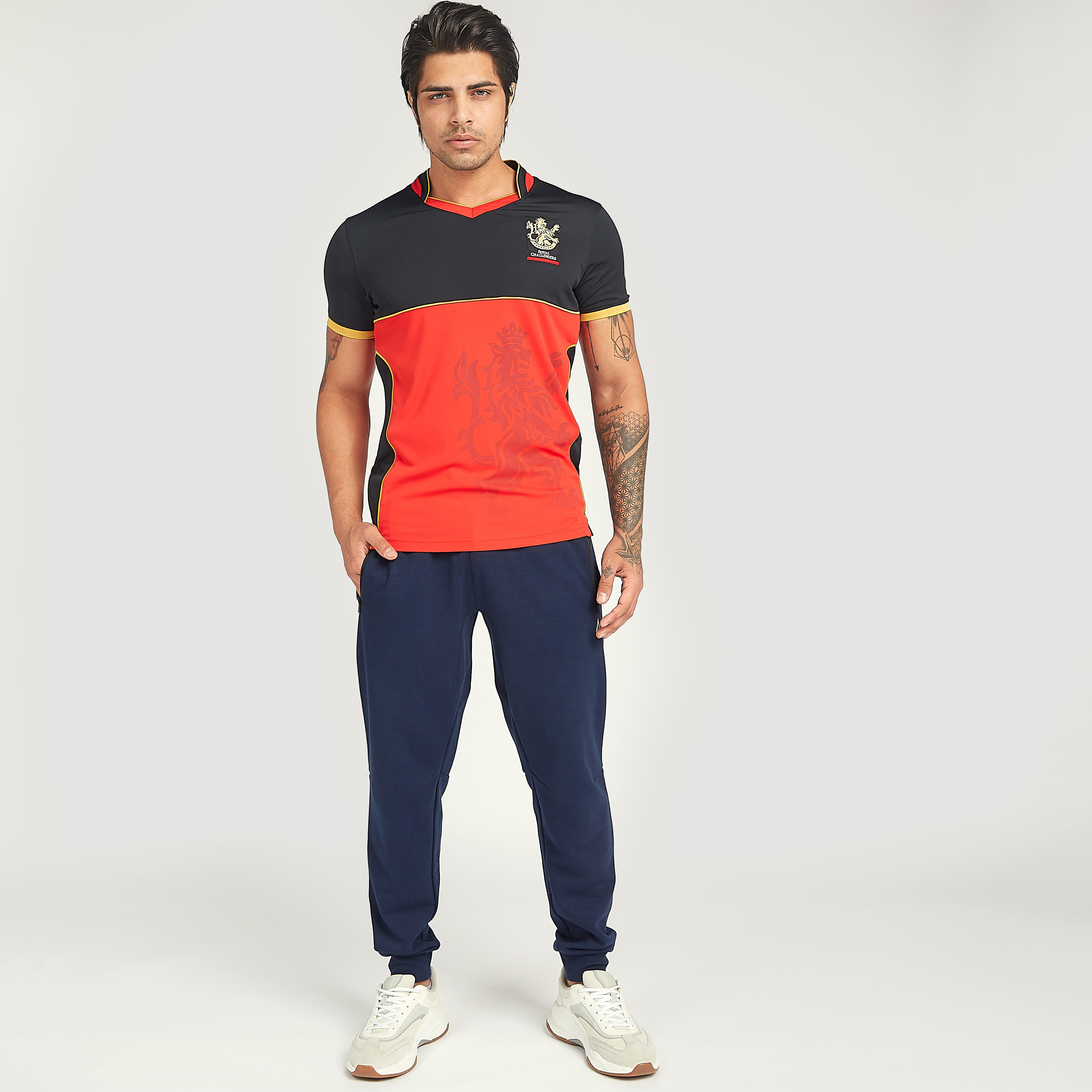RCB Printed IPL Jersey T-shirt with Short Sleeves - Virat-men-clothing-sportswearandactivewear-tshirtsandpolos-image-1