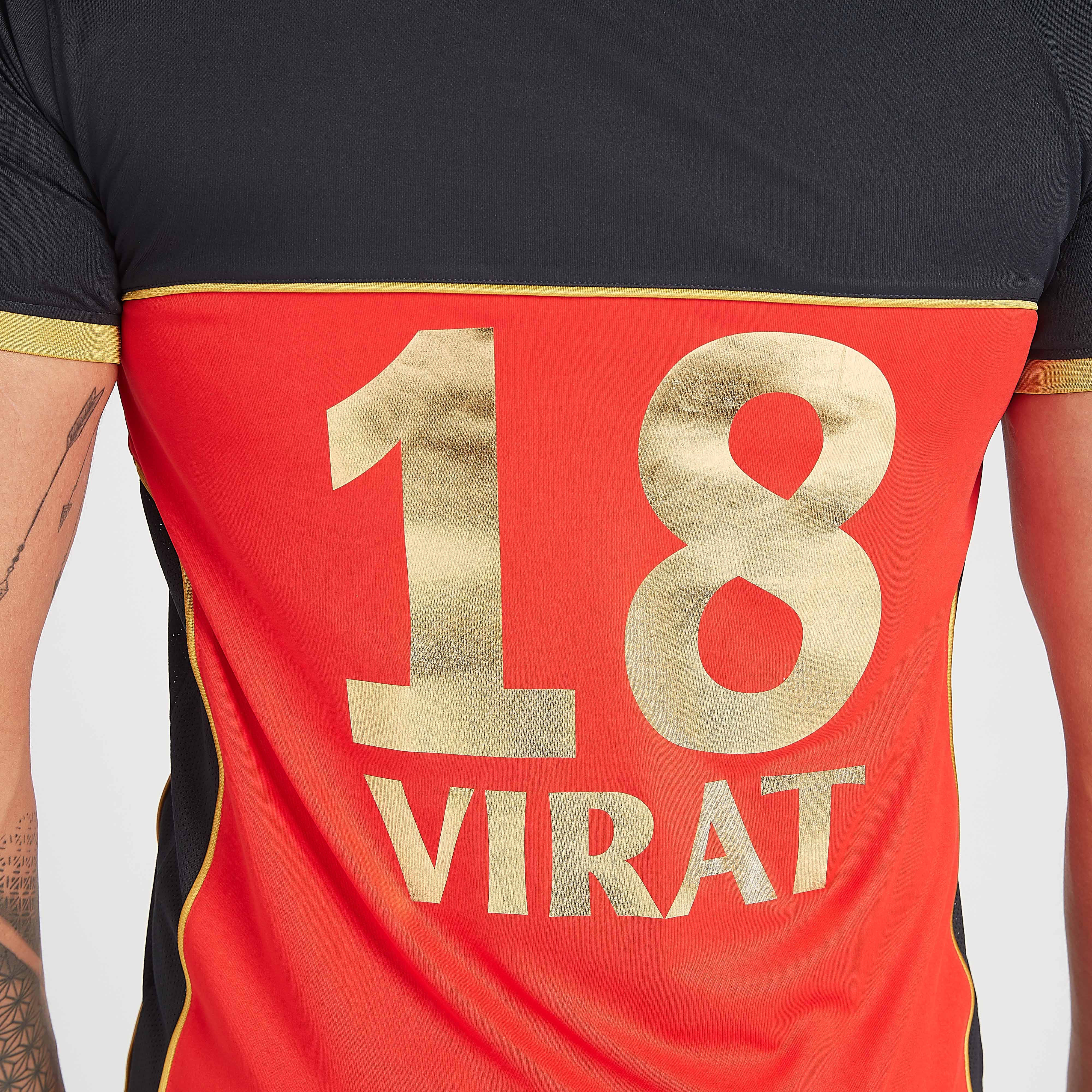 RCB Printed IPL Jersey T-shirt with Short Sleeves - Virat-men-clothing-sportswearandactivewear-tshirtsandpolos-image-6