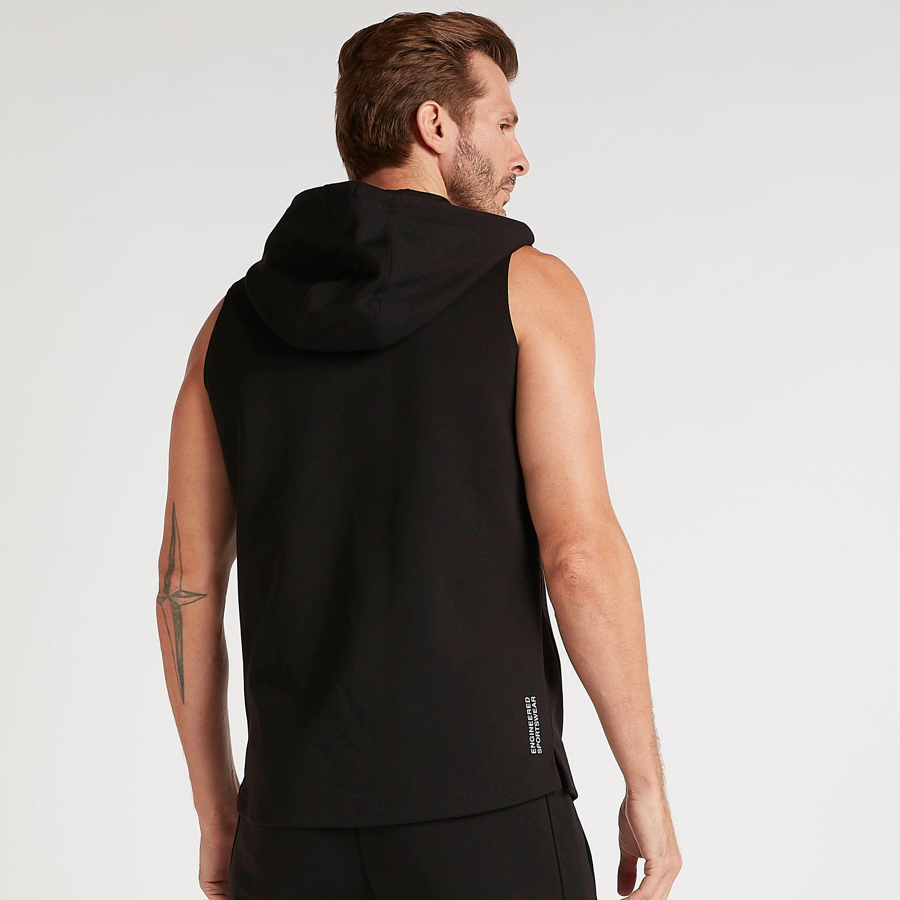 Solid Zip Through Sleeveless Hoodie with Pockets-men-winterwear-hoodiesandsweatshirts-image-4