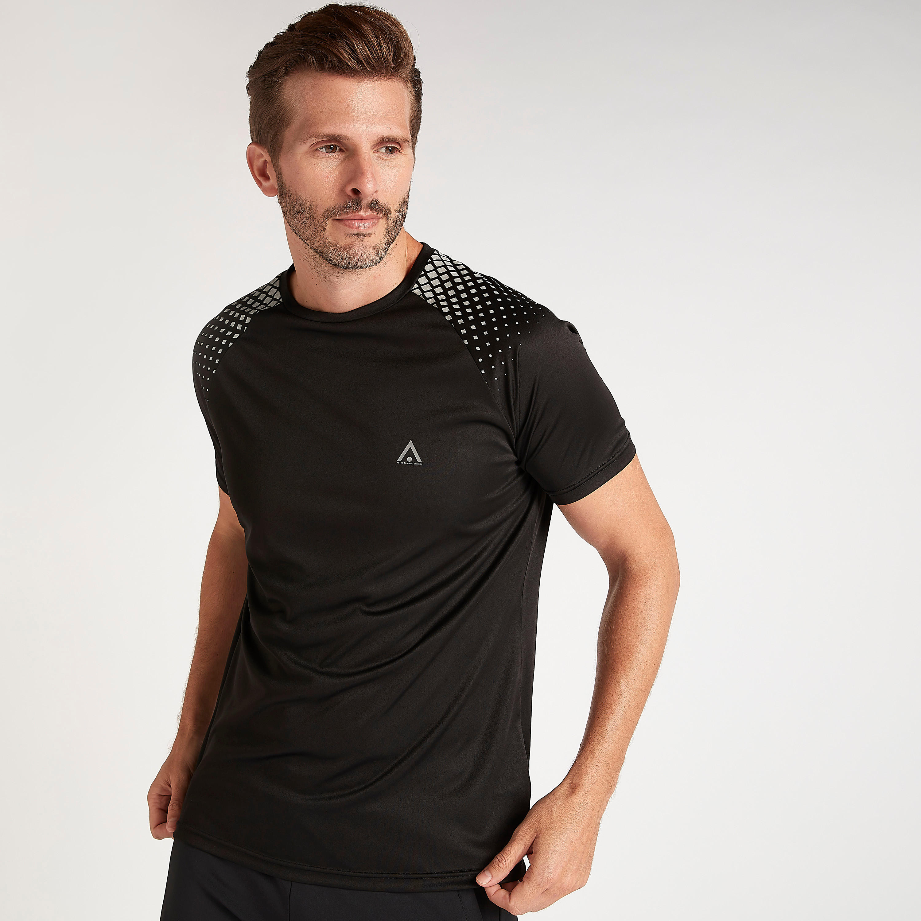 Printed T-shirt with Short Sleeves and Crew Neck-men-clothing-sportswearandactivewear-tshirtsandpolos-image-2