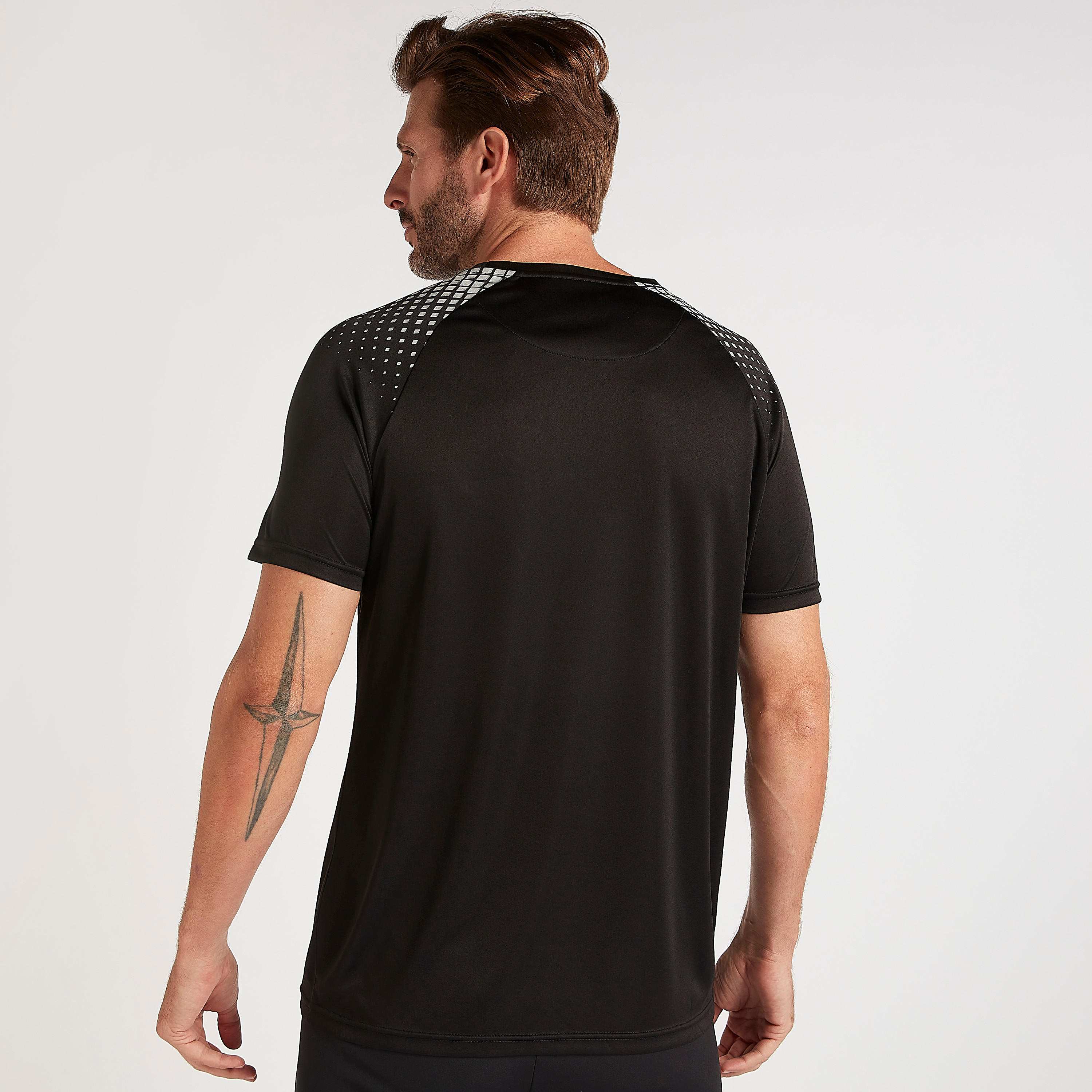 Printed T-shirt with Short Sleeves and Crew Neck-men-clothing-sportswearandactivewear-tshirtsandpolos-image-5
