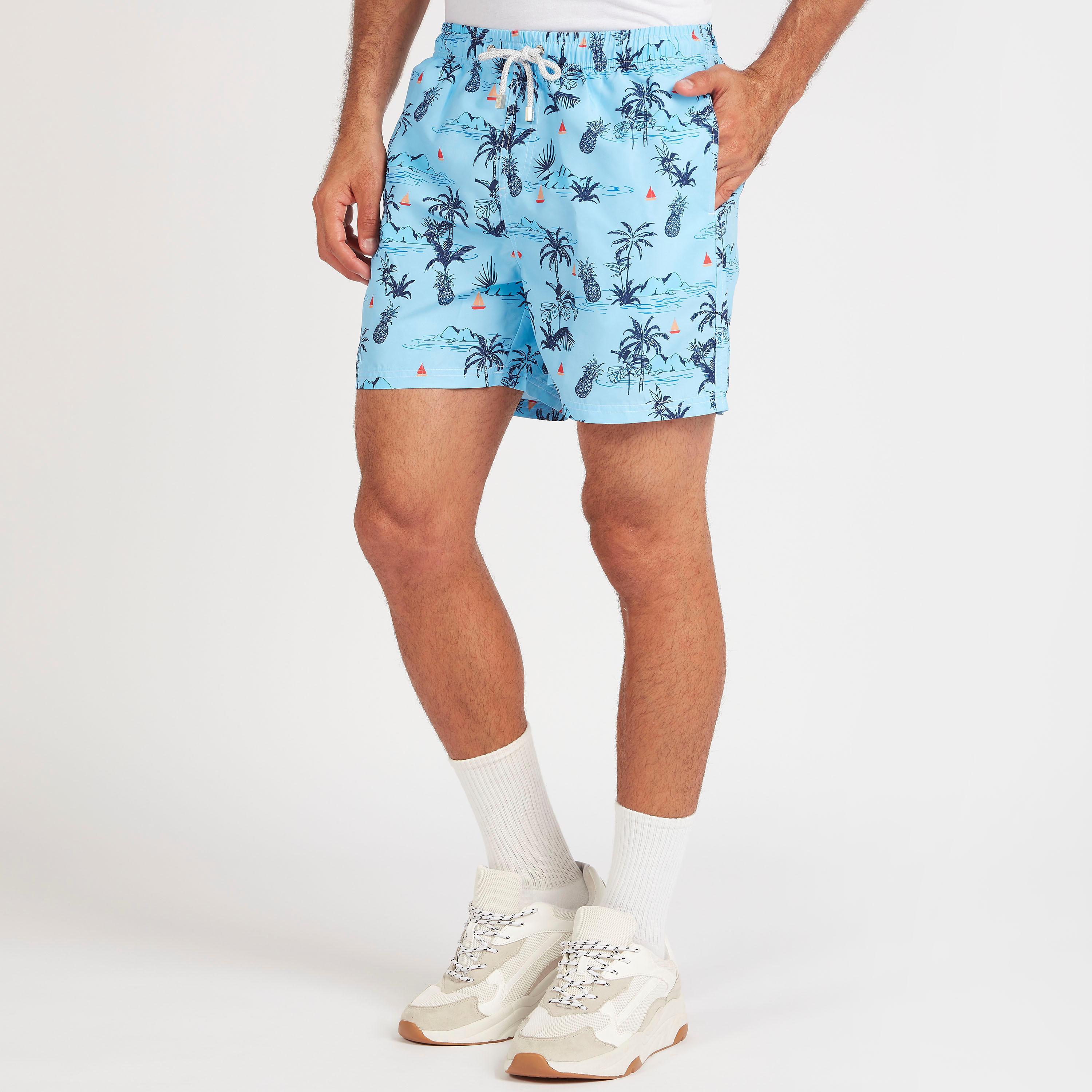 شورت سباحة برباط إغلاق وجيوب وطبعات-men-clothing-bottoms-shorts-image-4
