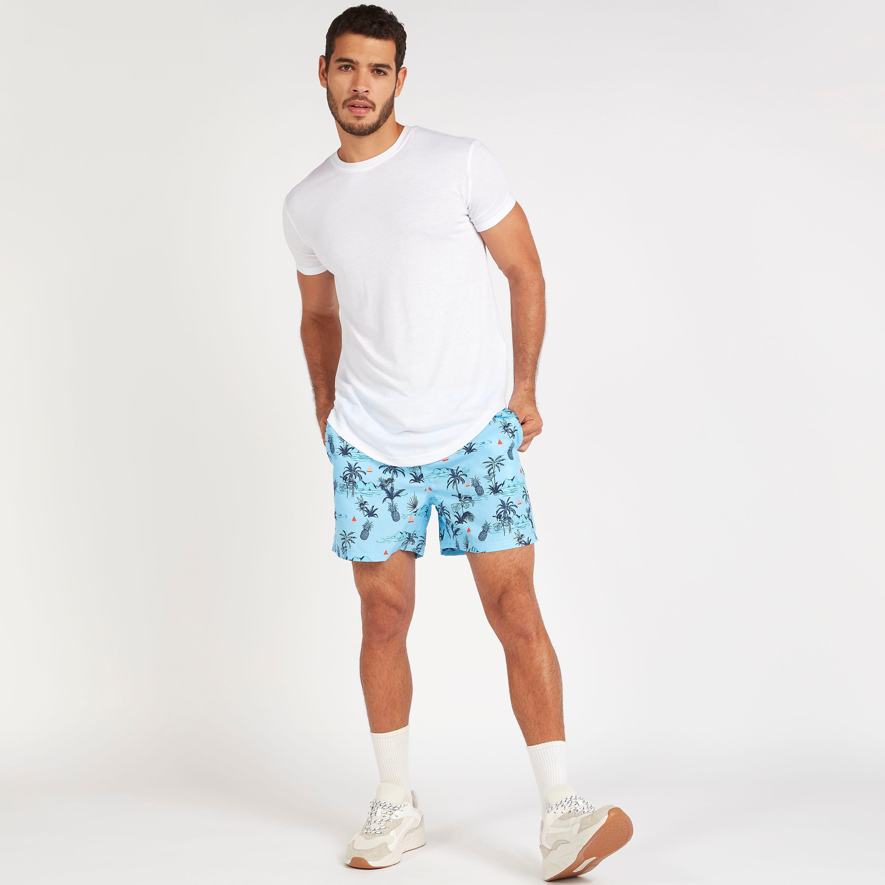 شورت سباحة برباط إغلاق وجيوب وطبعات-men-clothing-bottoms-shorts-image-3