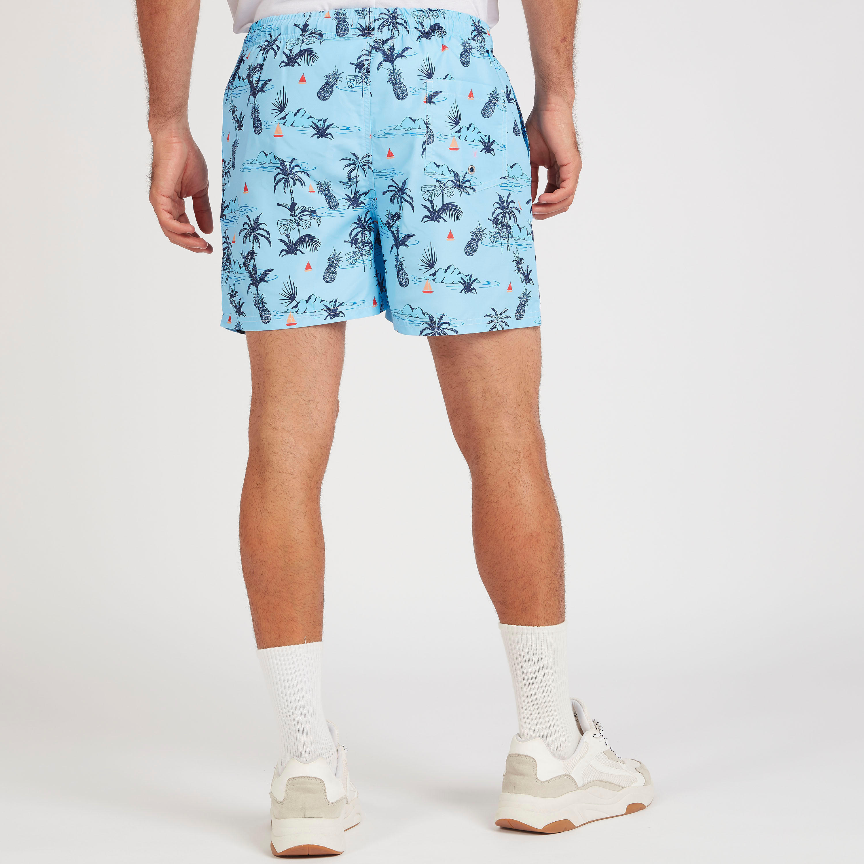 شورت سباحة برباط إغلاق وجيوب وطبعات-men-clothing-bottoms-shorts-image-1