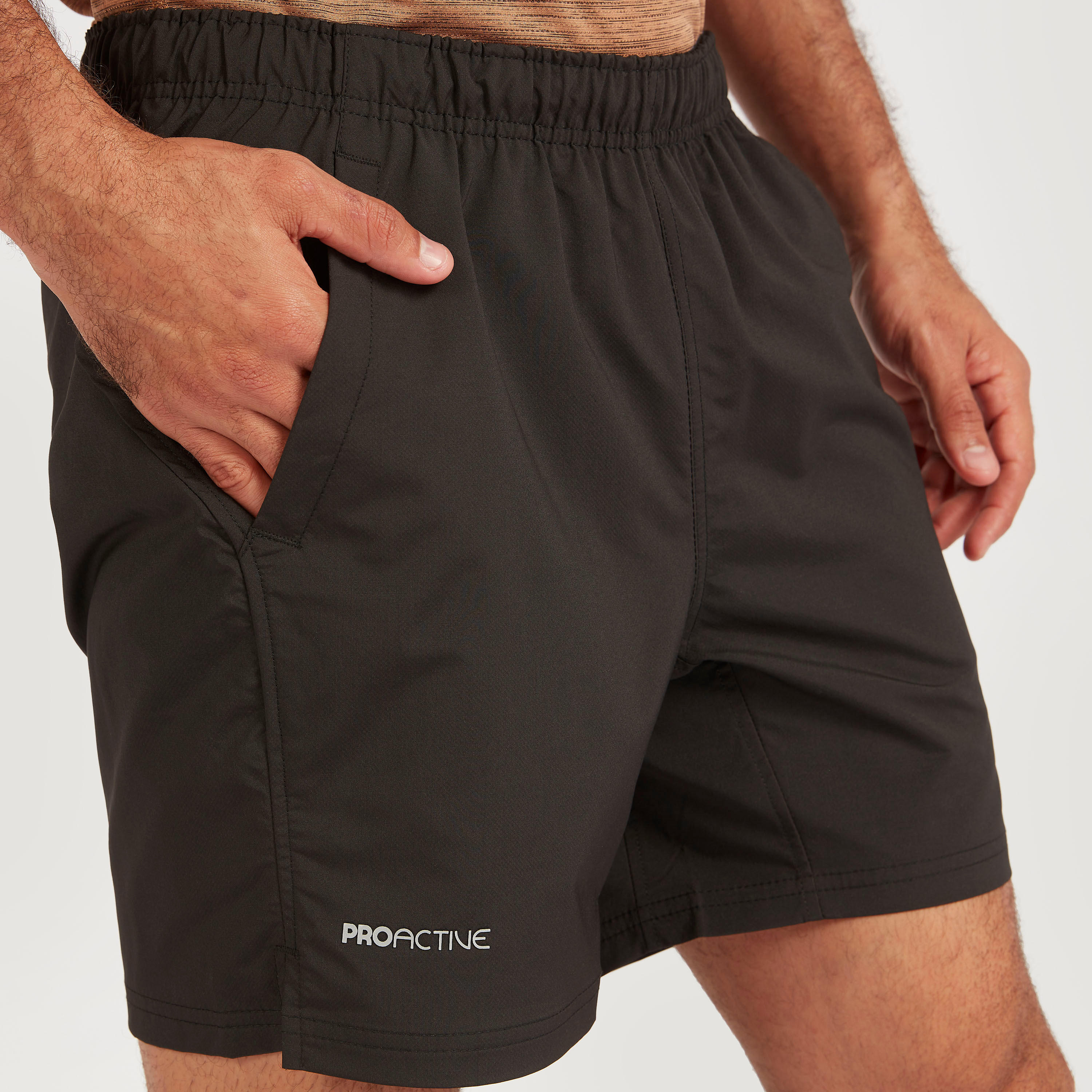 Solid Shorts with Elasticated Waistband and Pockets-men-clothing-sportswearandactivewear-bottoms-image-3
