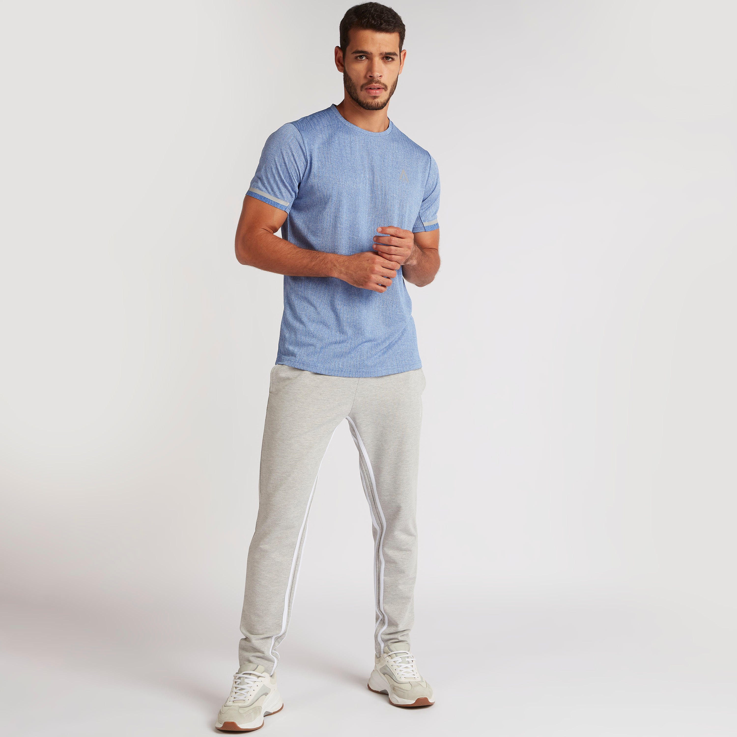 Logo Printed T-shirt with Crew Neck and Short Sleeves-men-clothing-sportswearandactivewear-tshirtsandpolos-image-2