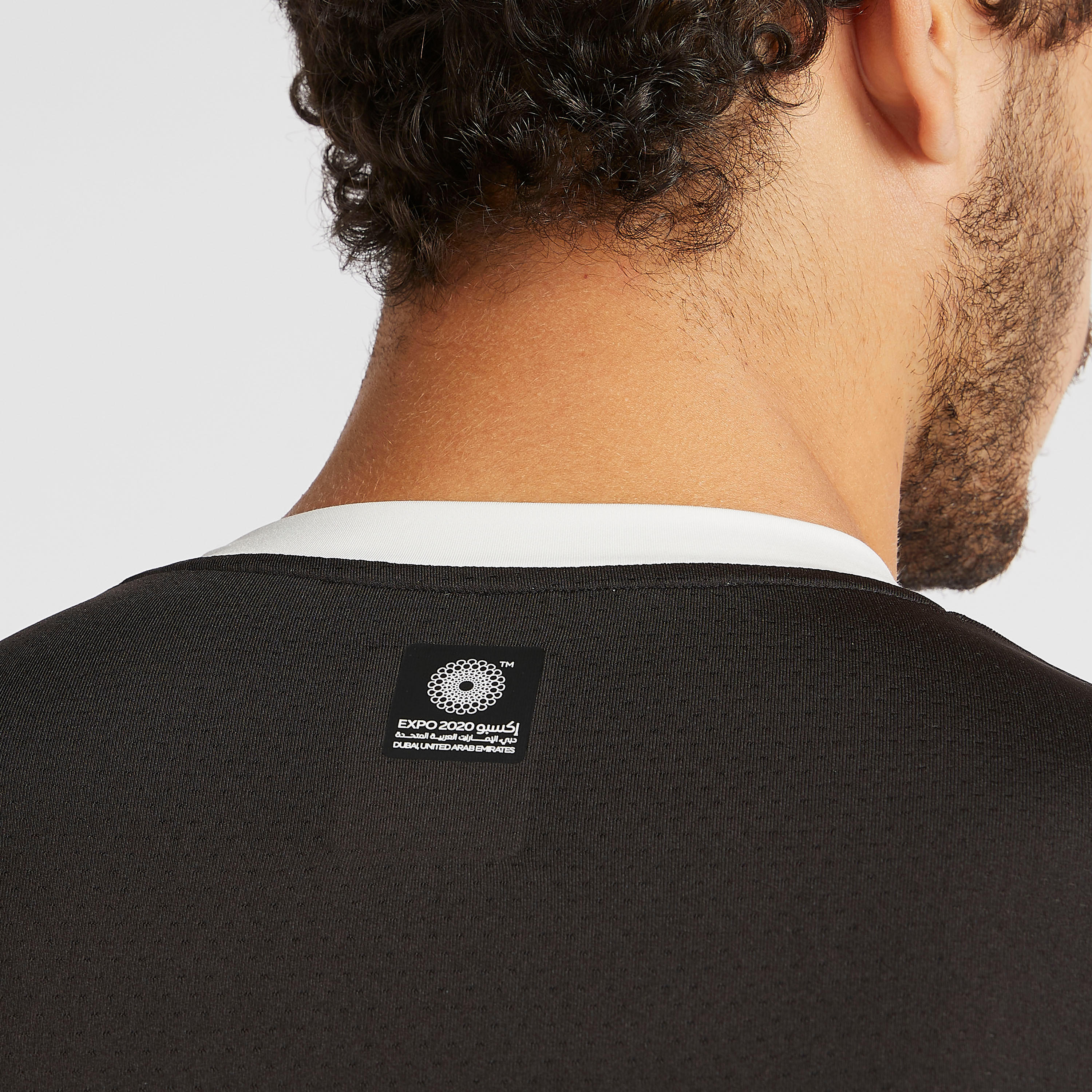 Colourblocked Crew Neck T-shirt with Short Sleeves-men-clothing-sportswearandactivewear-tshirtsandpolos-image-7