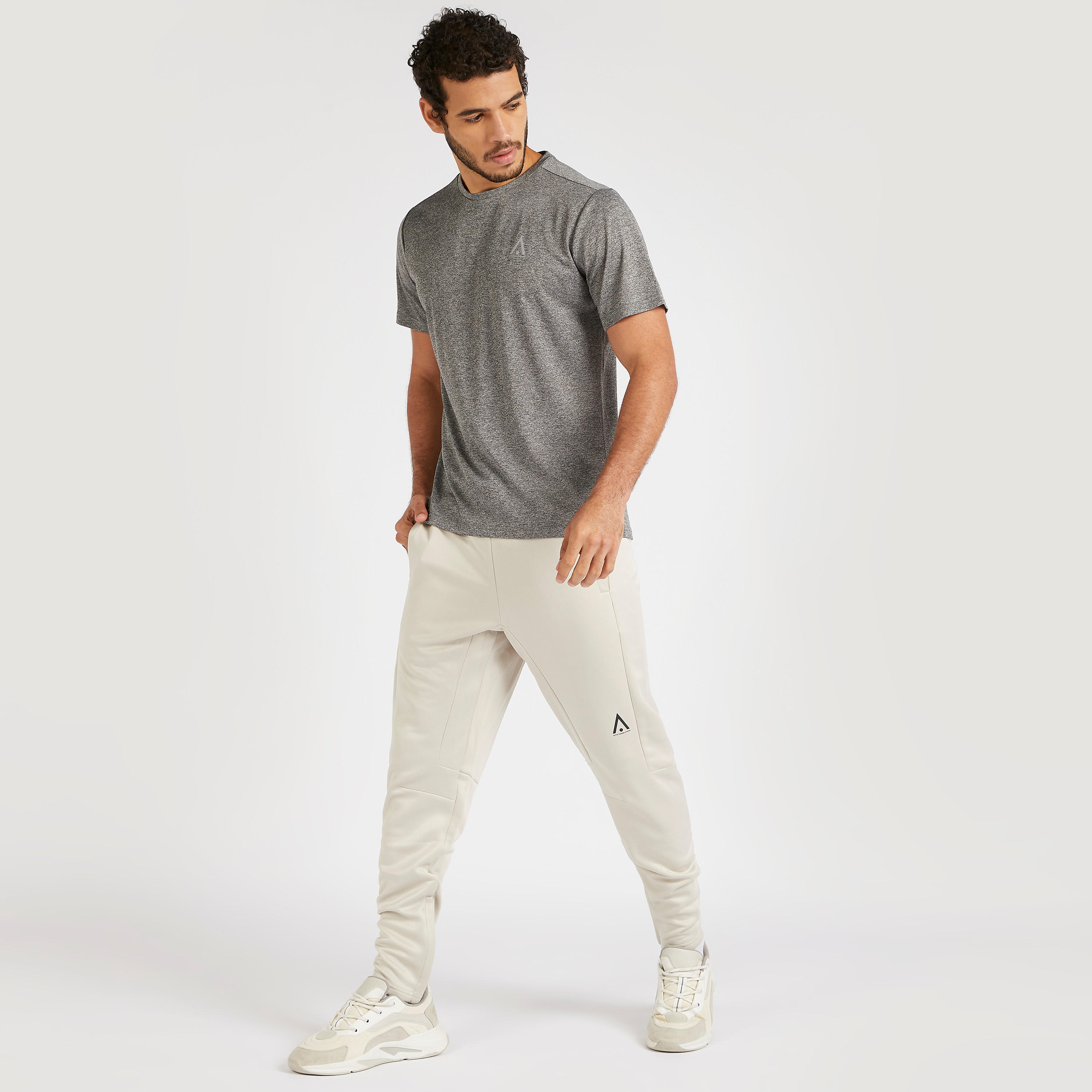 Solid Track Pants with Drawstring Closure-men-clothing-sportswearandactivewear-bottoms-image-2