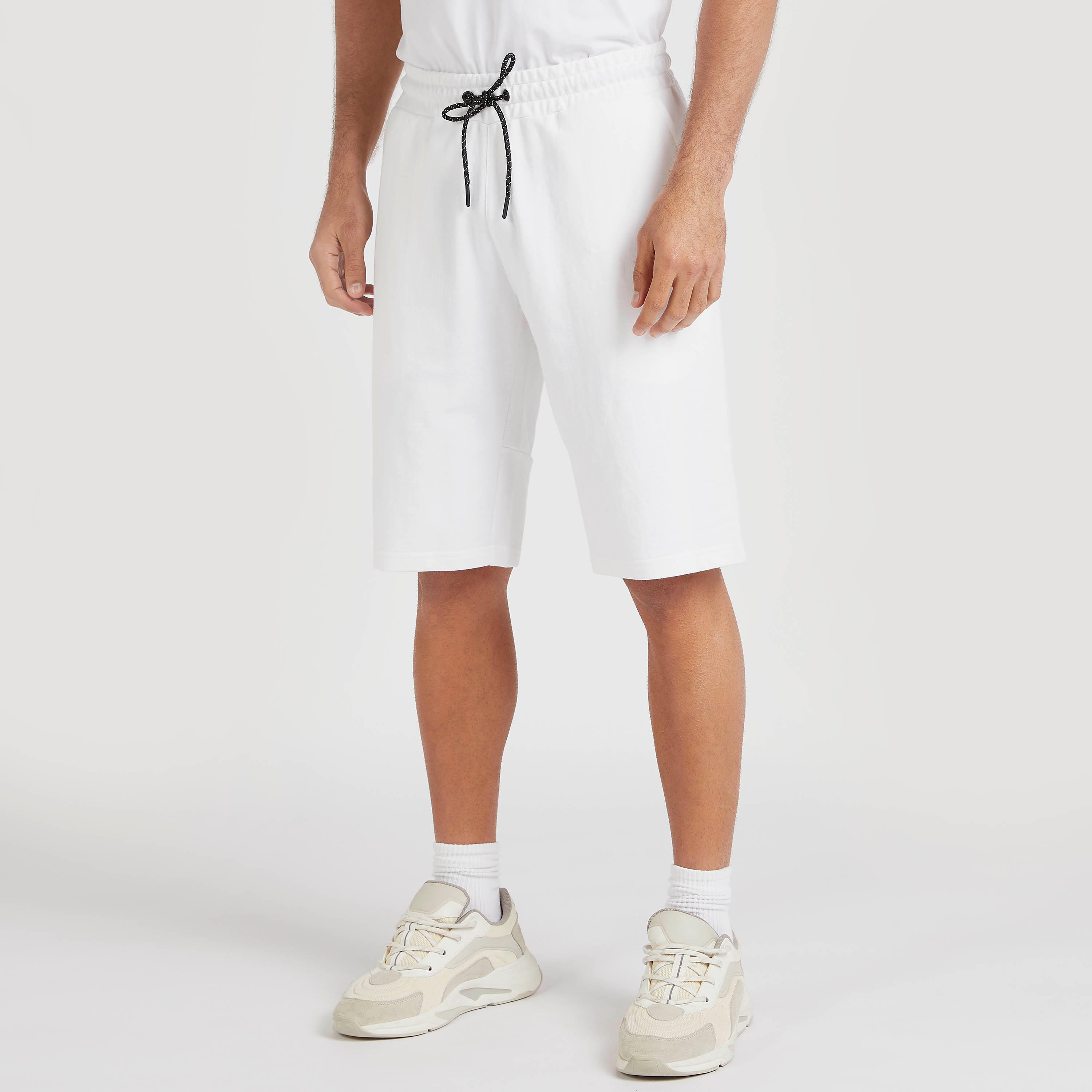 Printed Shorts with Drawstring Closure-men-clothing-sportswearandactivewear-bottoms-image-1