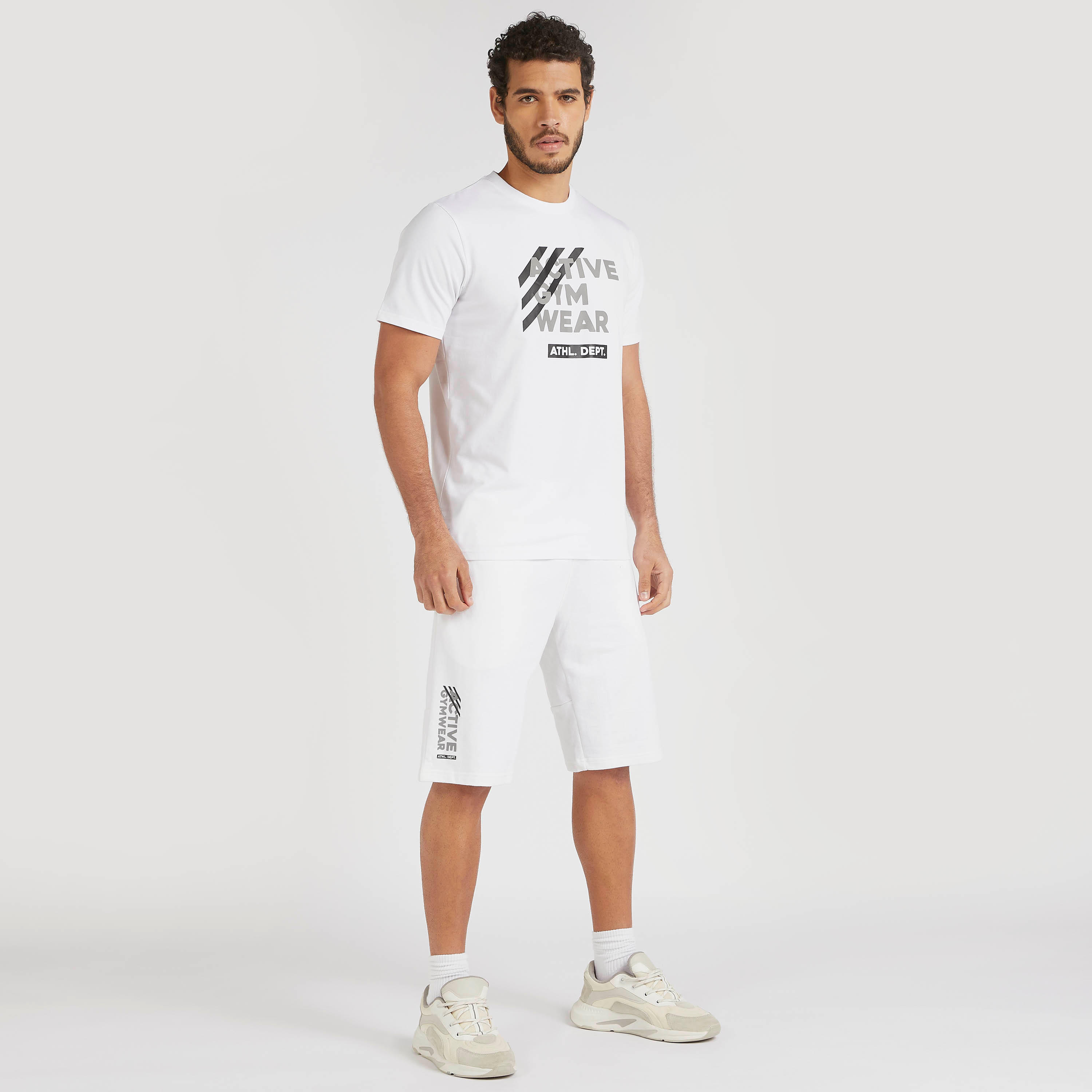 Printed Shorts with Drawstring Closure-men-clothing-sportswearandactivewear-bottoms-image-2