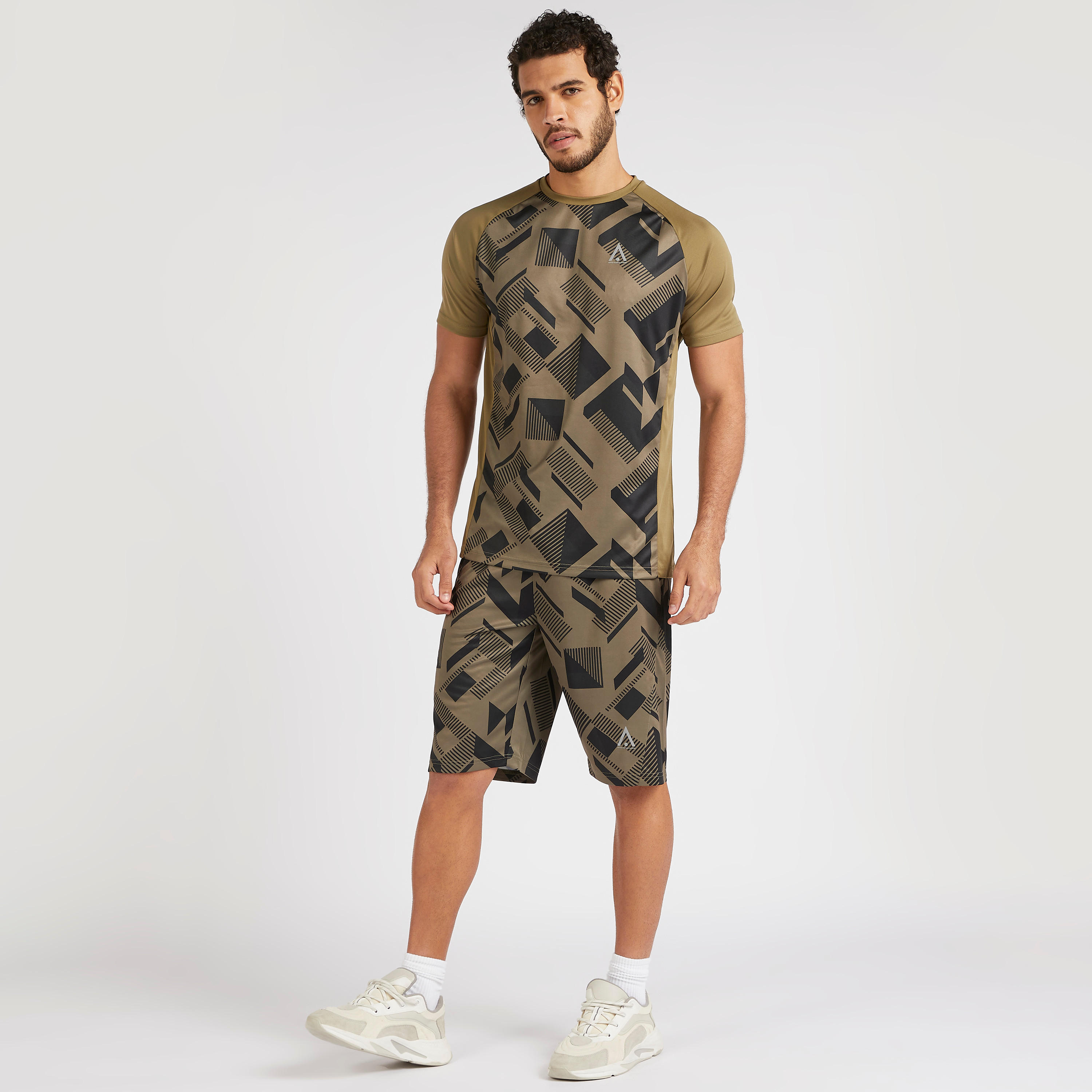 Printed Shorts with Drawstring Closure-men-clothing-sportswearandactivewear-bottoms-image-2