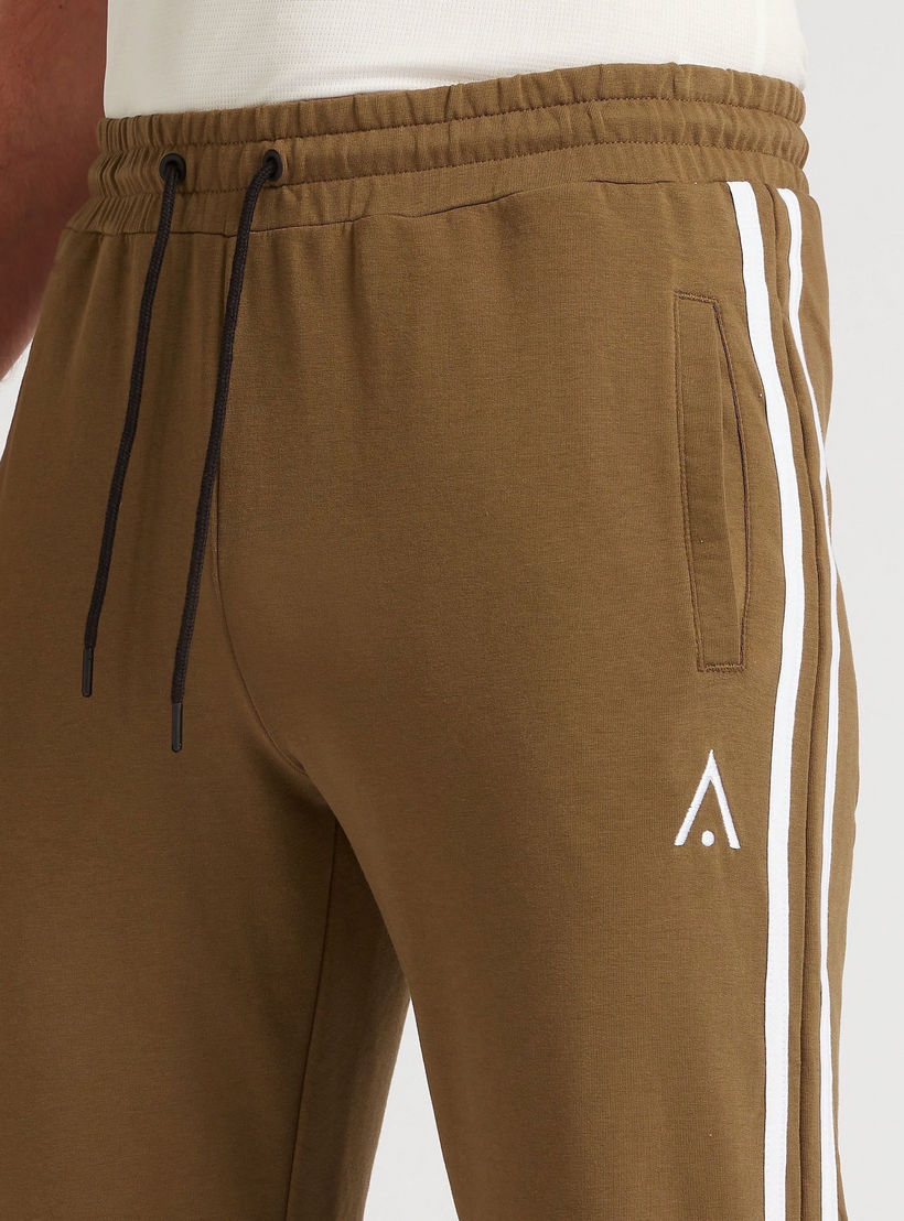Solid Track Pants with Drawstring Closure and Pockets-men-clothing-sportswearandactivewear-bottoms-image-3