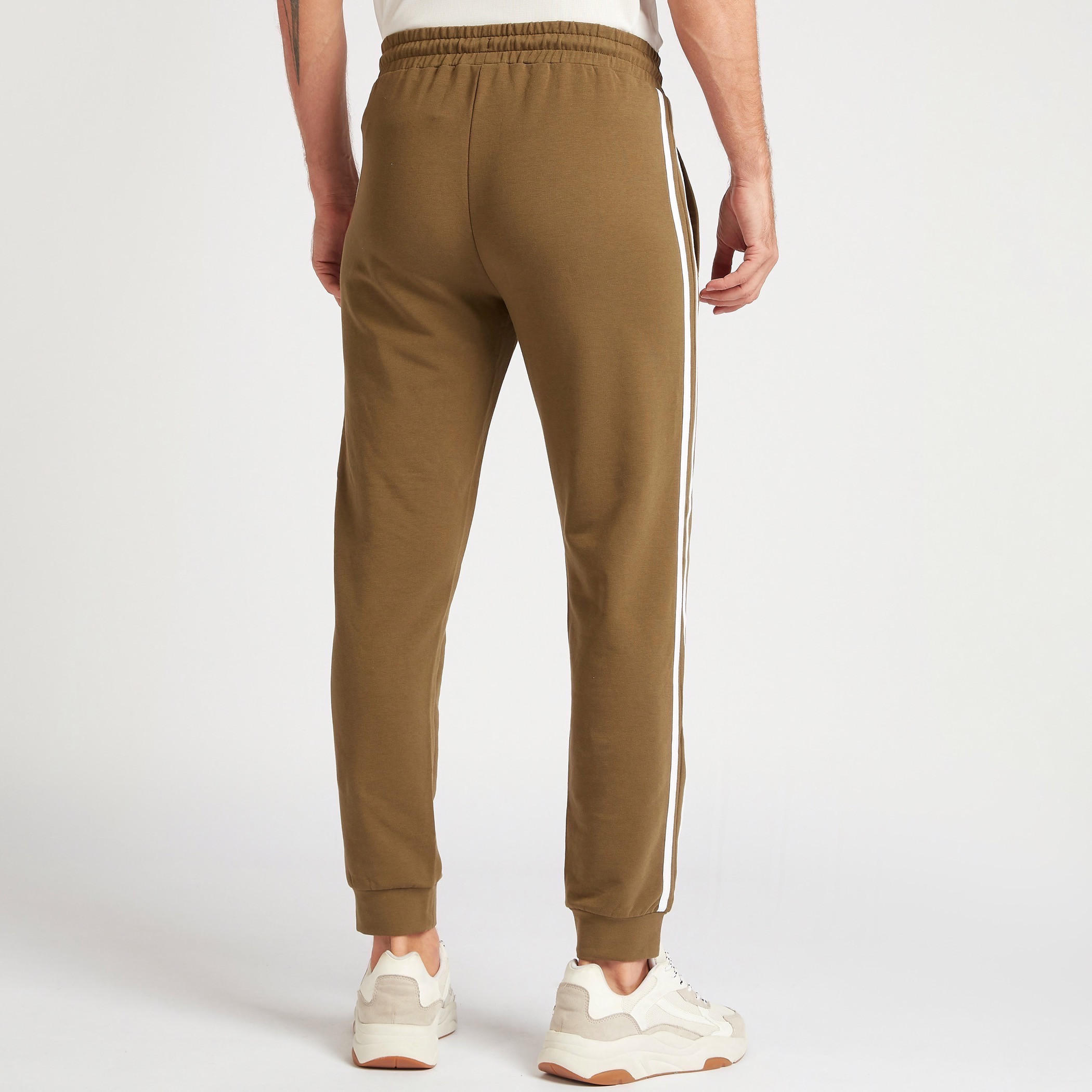 Solid Track Pants with Drawstring Closure and Pockets-men-clothing-sportswearandactivewear-bottoms-image-4