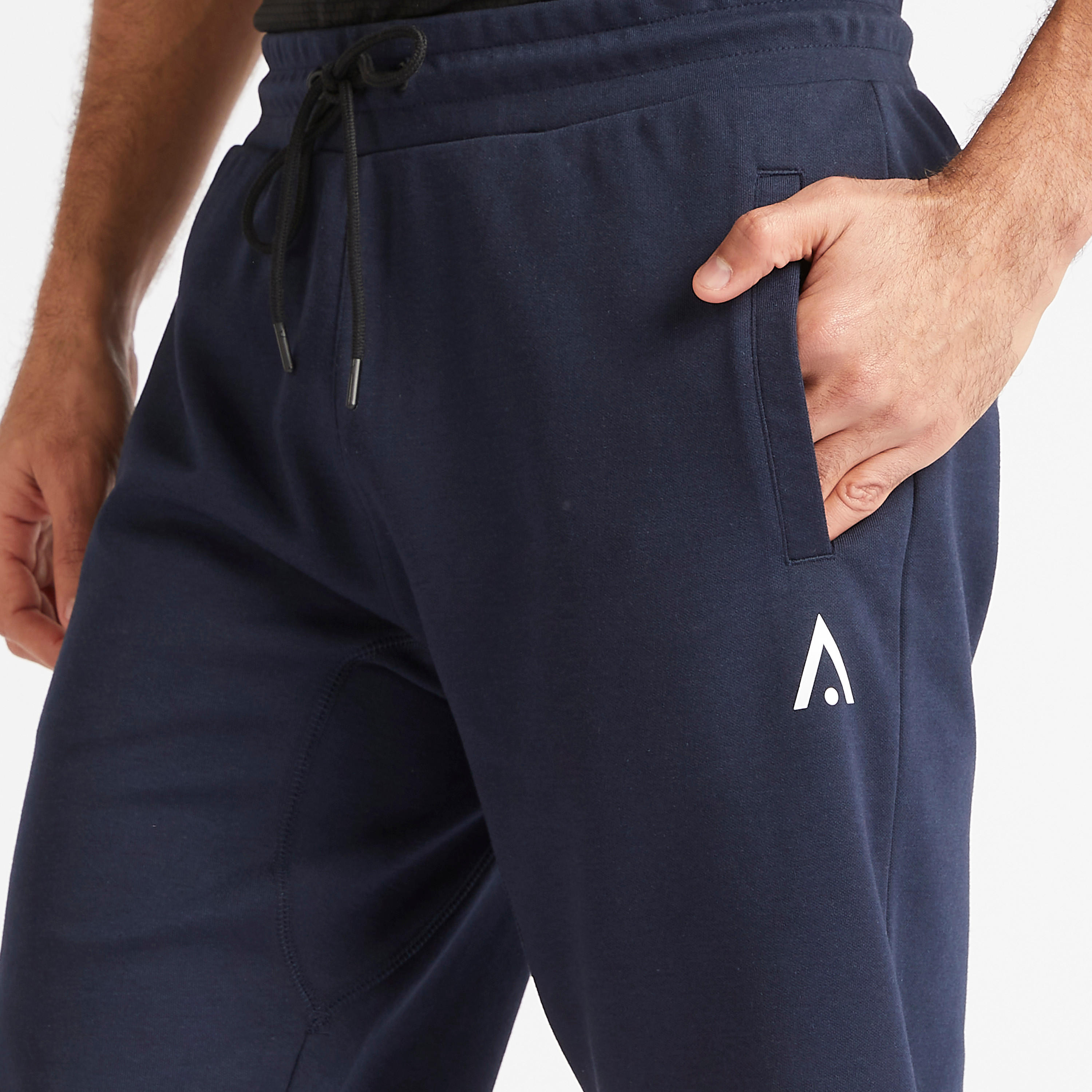 Solid Shorts with Drawstring Closure and Pockets-men-clothing-sportswearandactivewear-bottoms-image-3