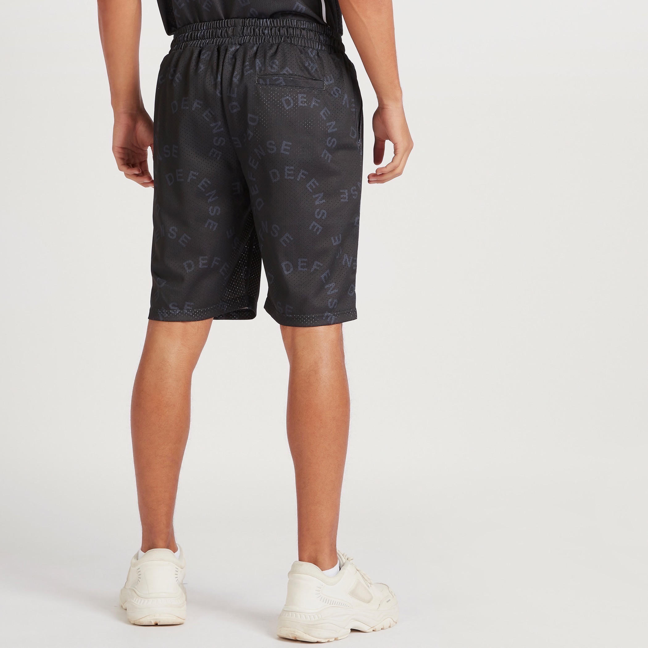 Printed Shorts with Pockets and Drawstring Closure-men-clothing-sportswearandactivewear-bottoms-image-4