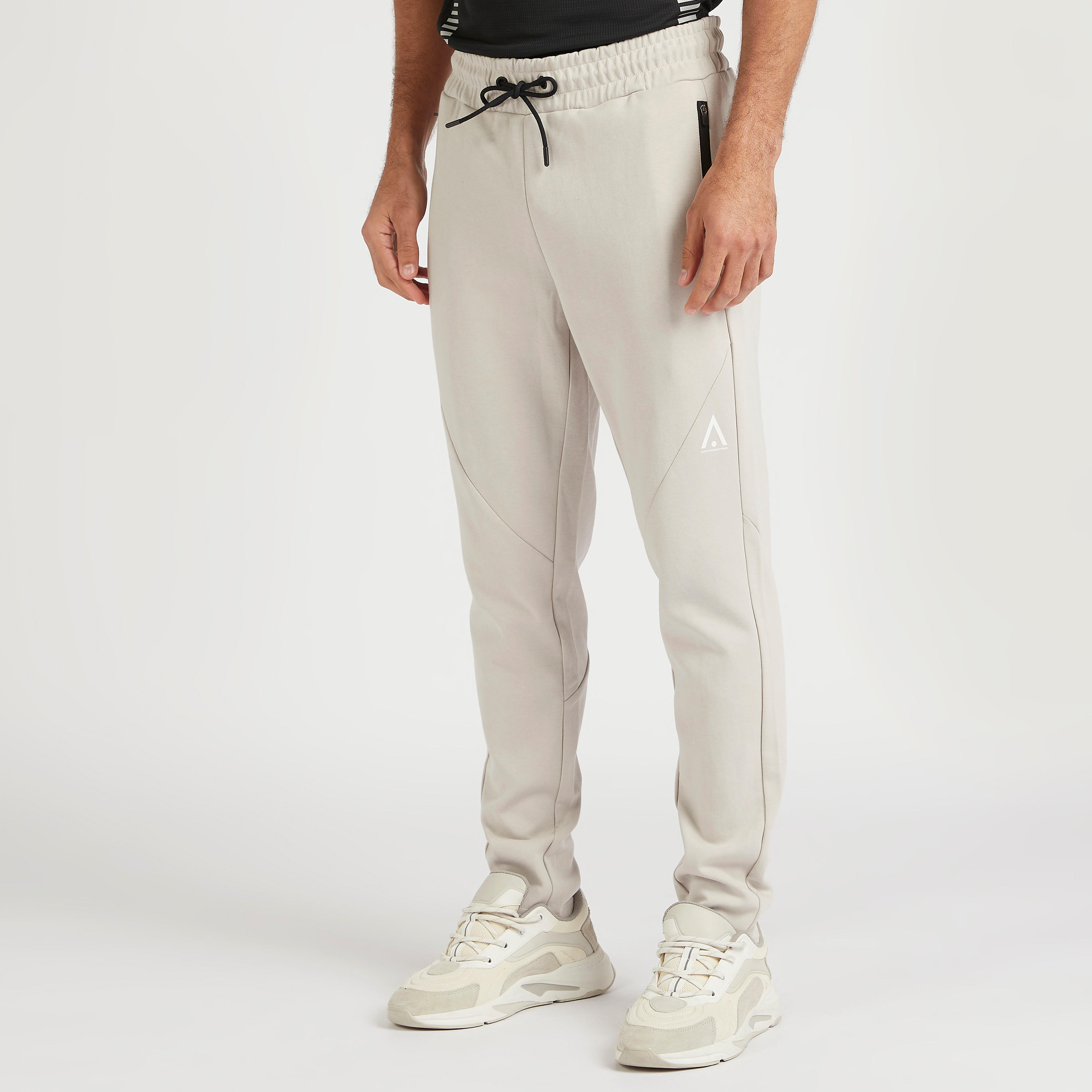Solid Track Pants with Drawstring Closure and Pockets-men-clothing-sportswearandactivewear-bottoms-image-1