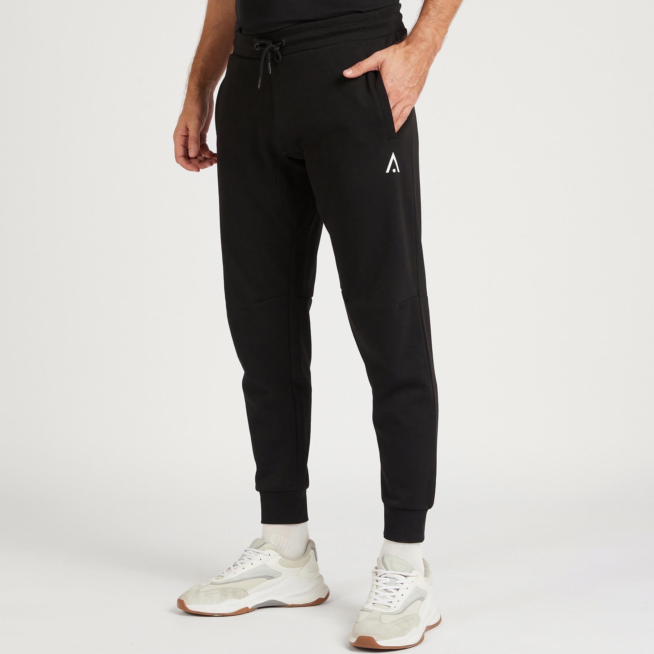 Solid Joggers with Drawstring Closure and Pockets-men-clothing-sportswearandactivewear-bottoms-image-1
