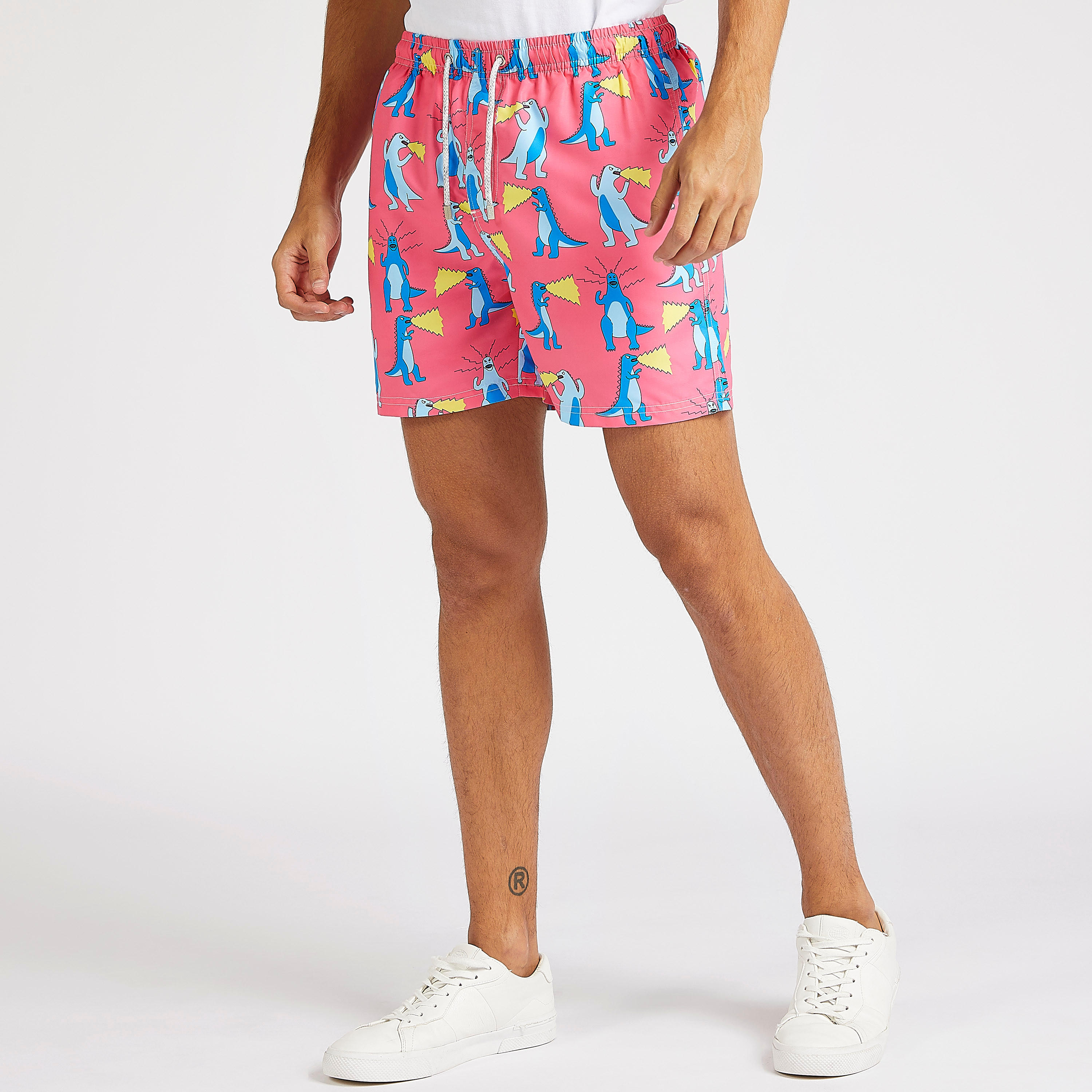 شورت بطبعات ديناصور ورباط إغلاق-men-clothing-bottoms-shorts-image-1