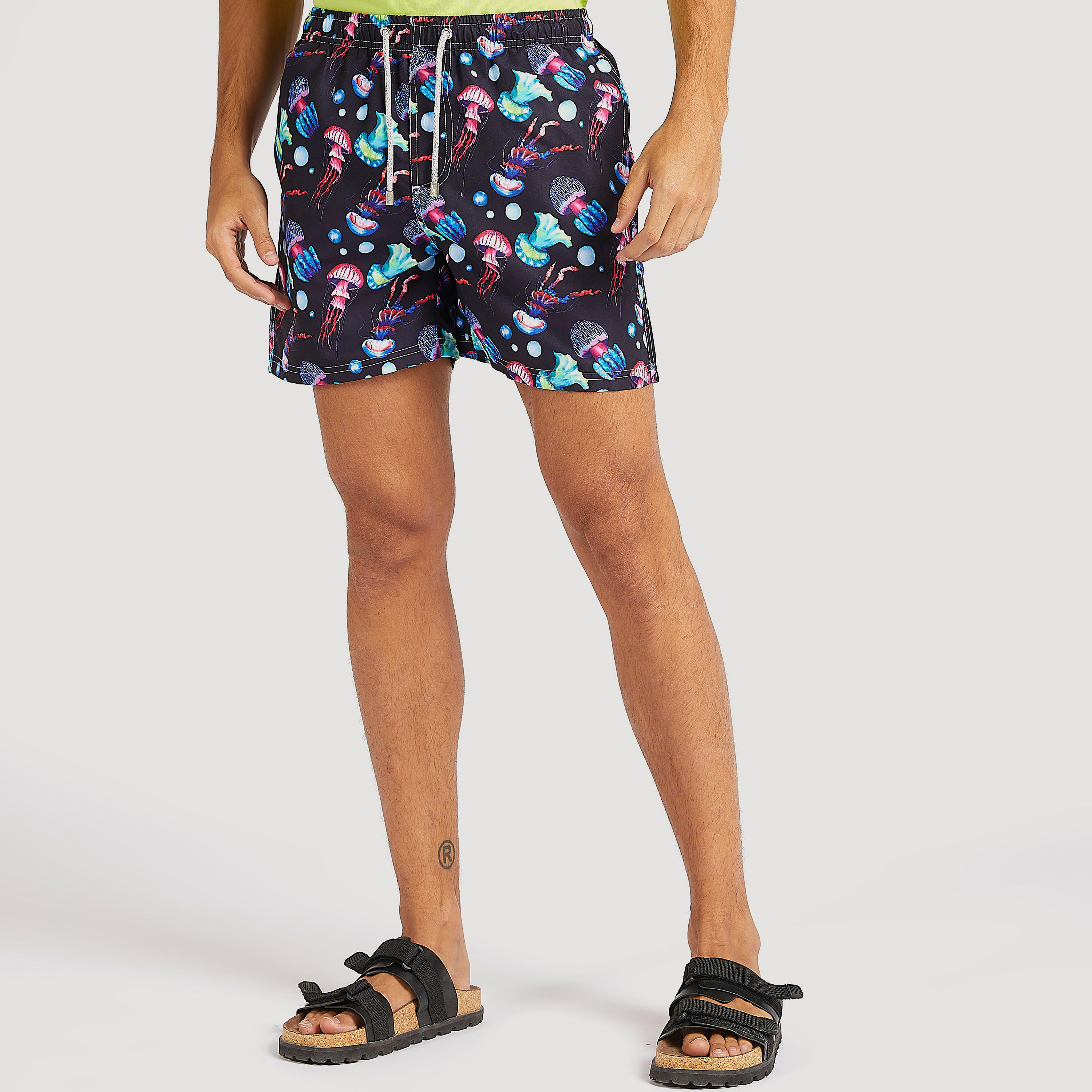 All-Over Print Shorts with Drawstring Closure and Pockets-men-clothing-bottoms-shorts-image-1