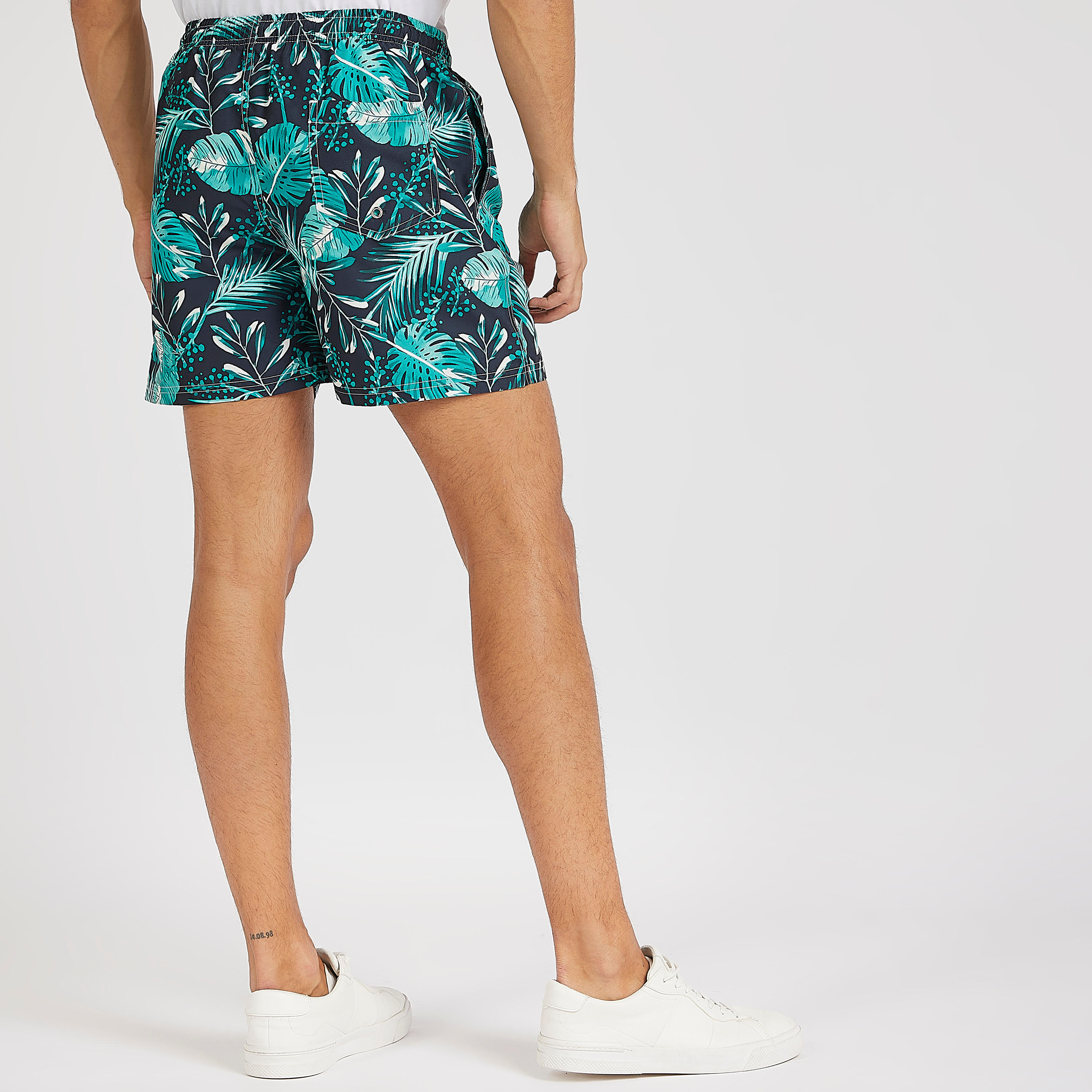Tropical Print Shorts with Drawstring Closure and Pockets-men-clothing-sportswearandactivewear-bottoms-image-4