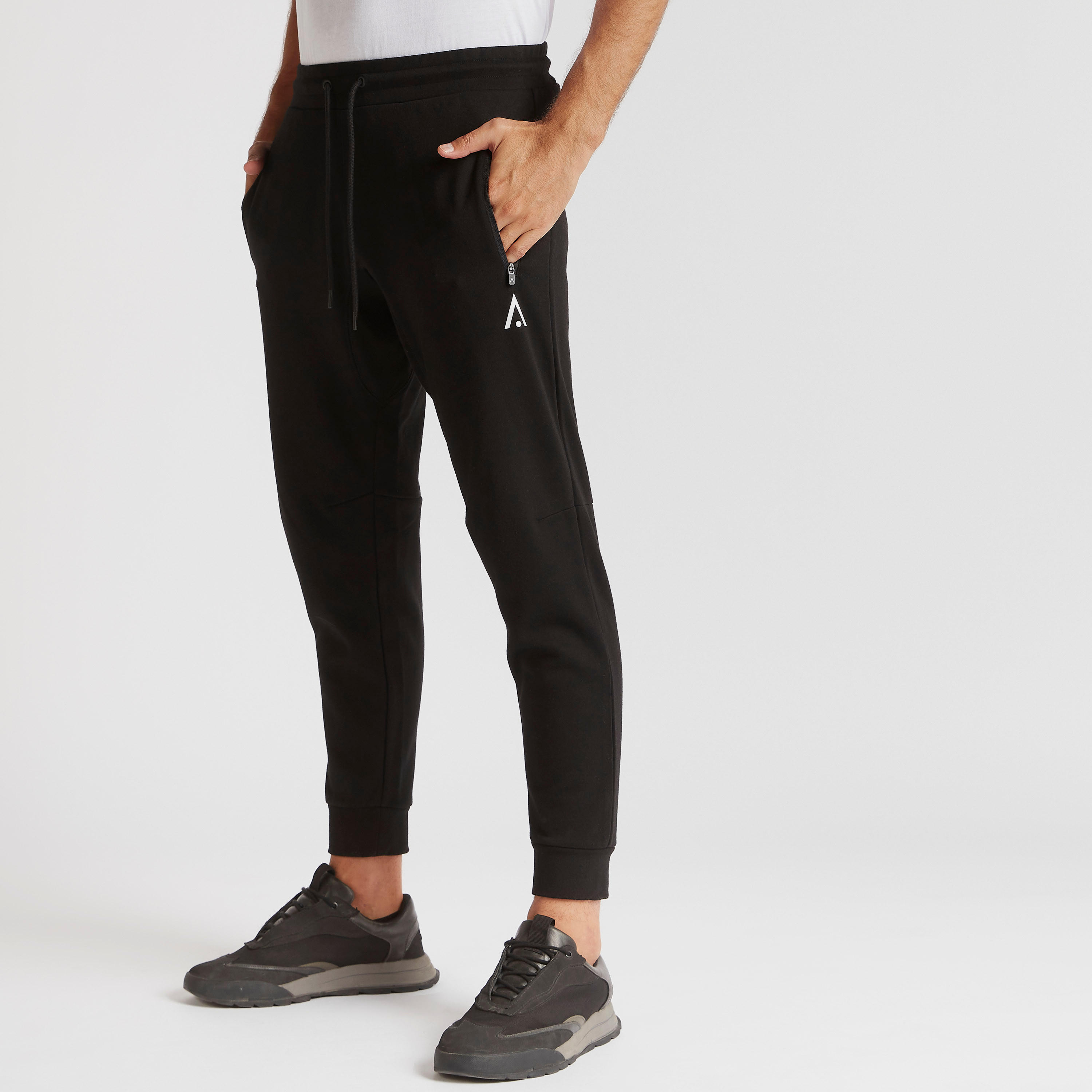 Solid Joggers with Zip Pockets and Drawstring Closure-men-clothing-sportswearandactivewear-bottoms-image-1