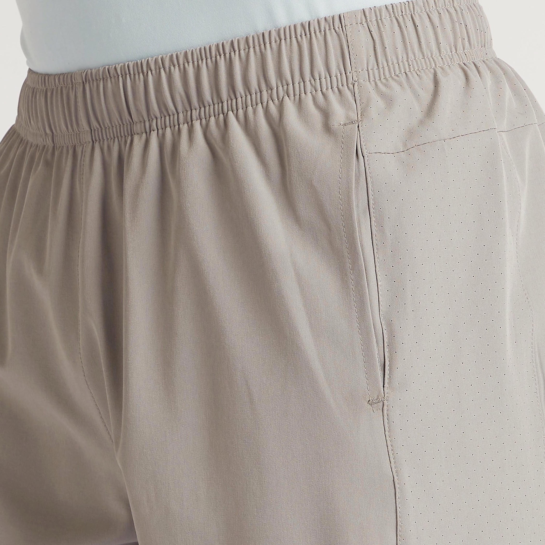 Solid Shorts with Pockets and Elasticated Waistband-men-clothing-sportswearandactivewear-bottoms-image-6