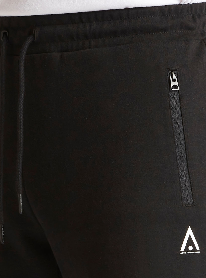 Solid Shorts with Zip Pockets and Drawstring Closure-men-clothing-sportswearandactivewear-bottoms-image-3