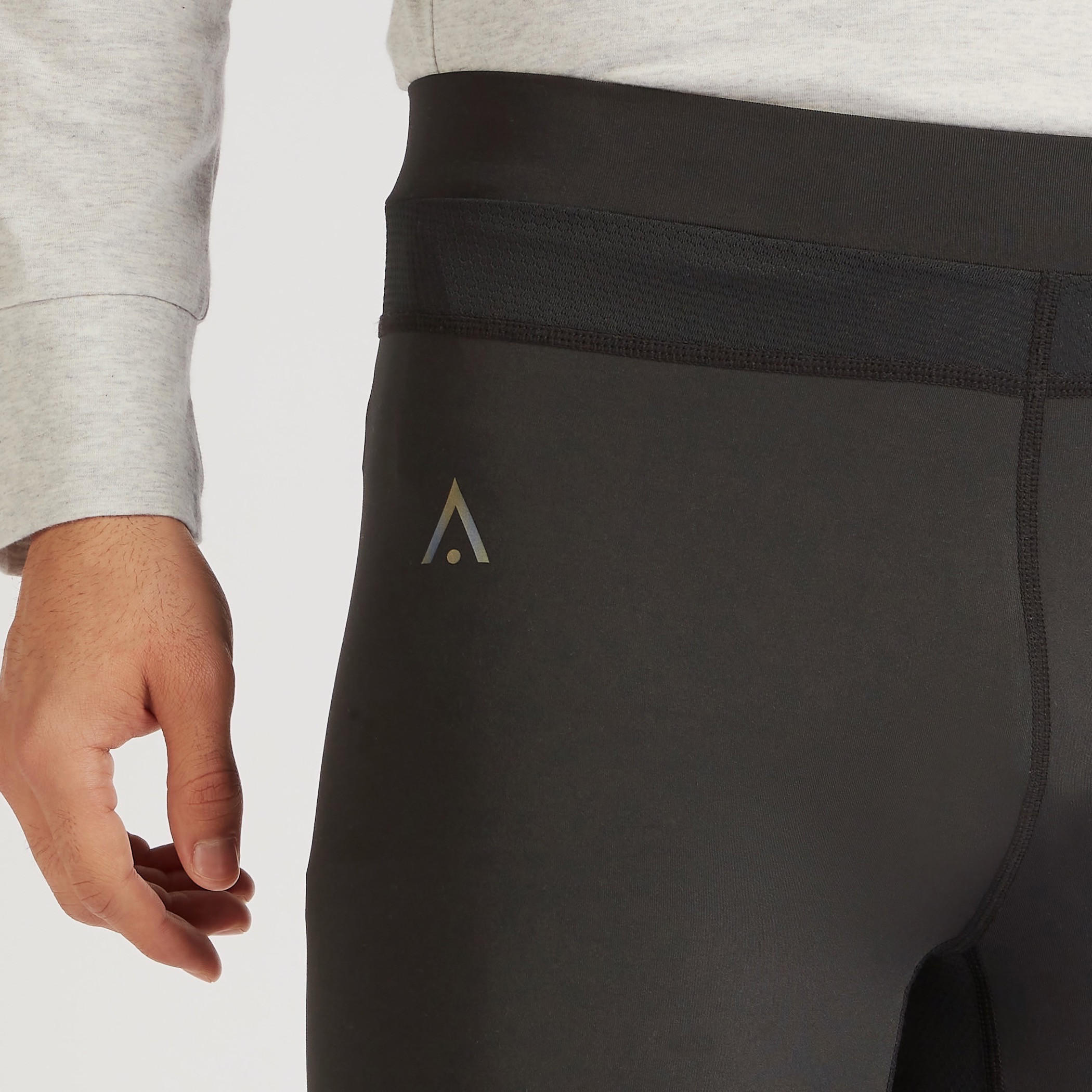 كولون سادة كامل الطول مع حزام خصر مطاطي-men-clothing-sportswearandactivewear-bottoms-image-3